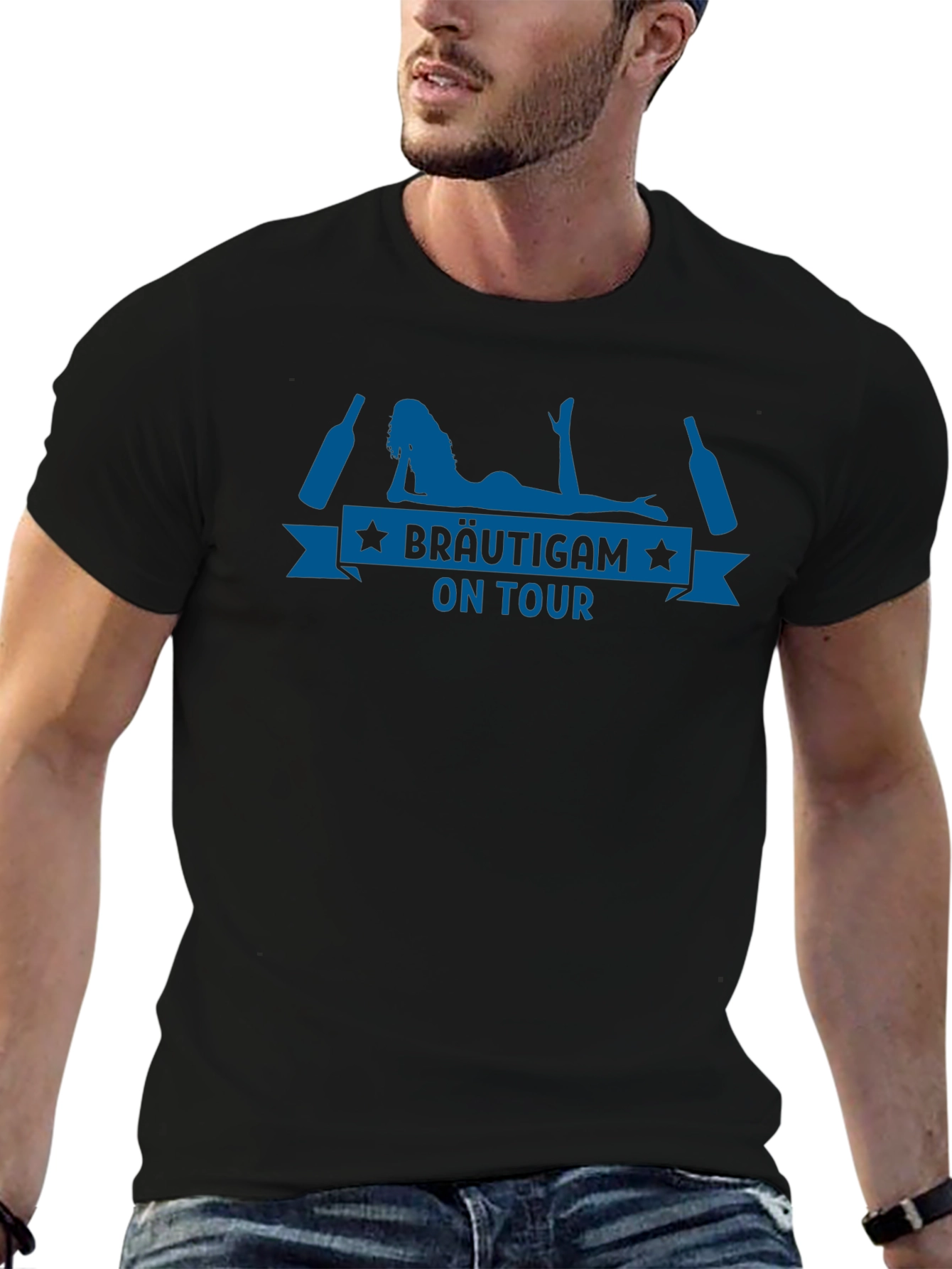 Bräutigam On Tour Black T-Shirt