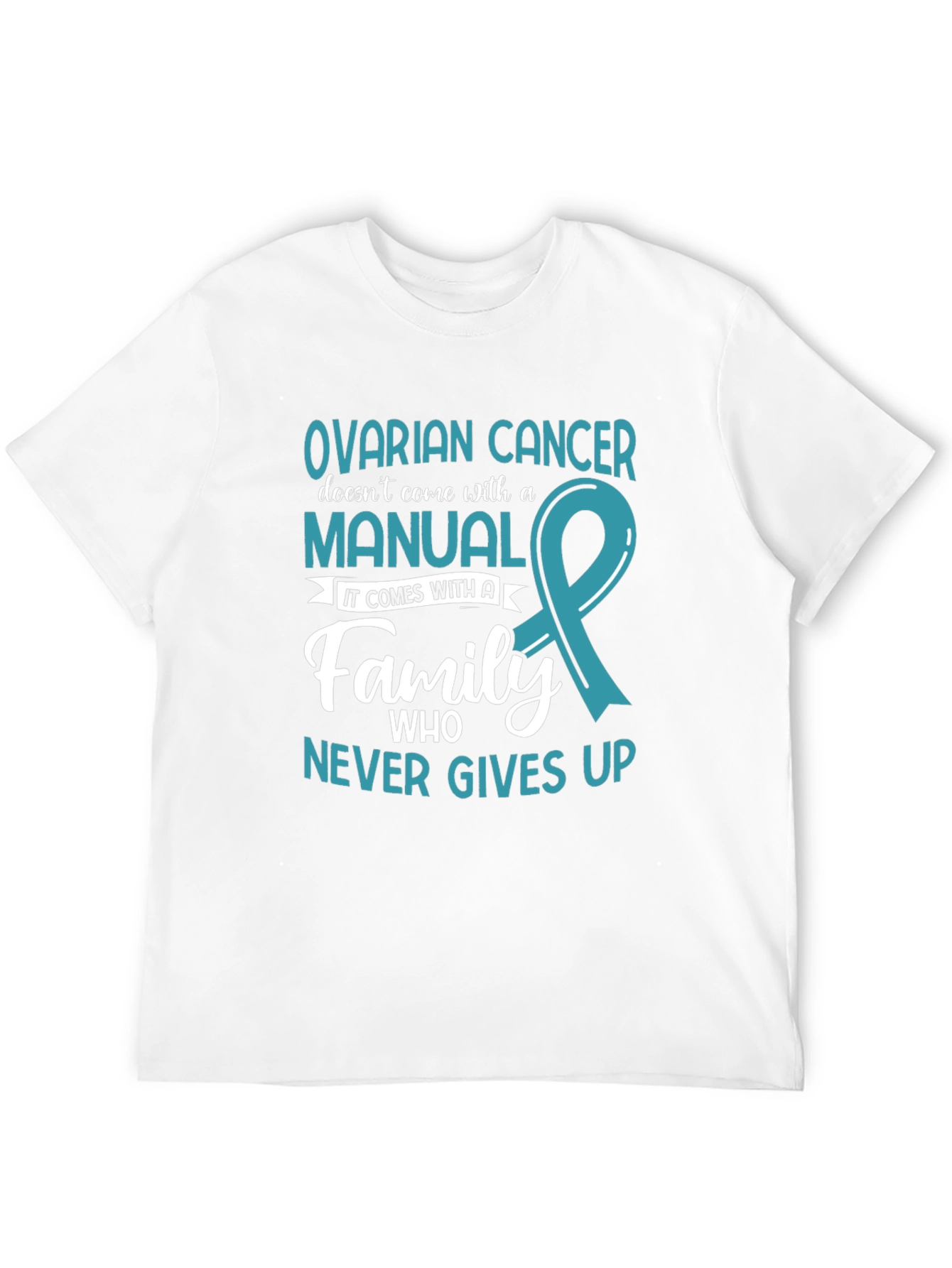 Ovarian Cancer Awareness T-Shirt - Family Support Tee
