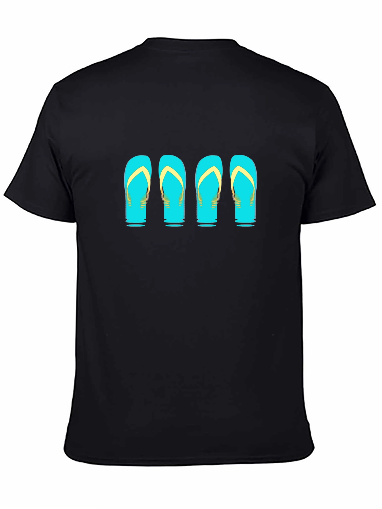 Flip Flop Graphic Tee - Black