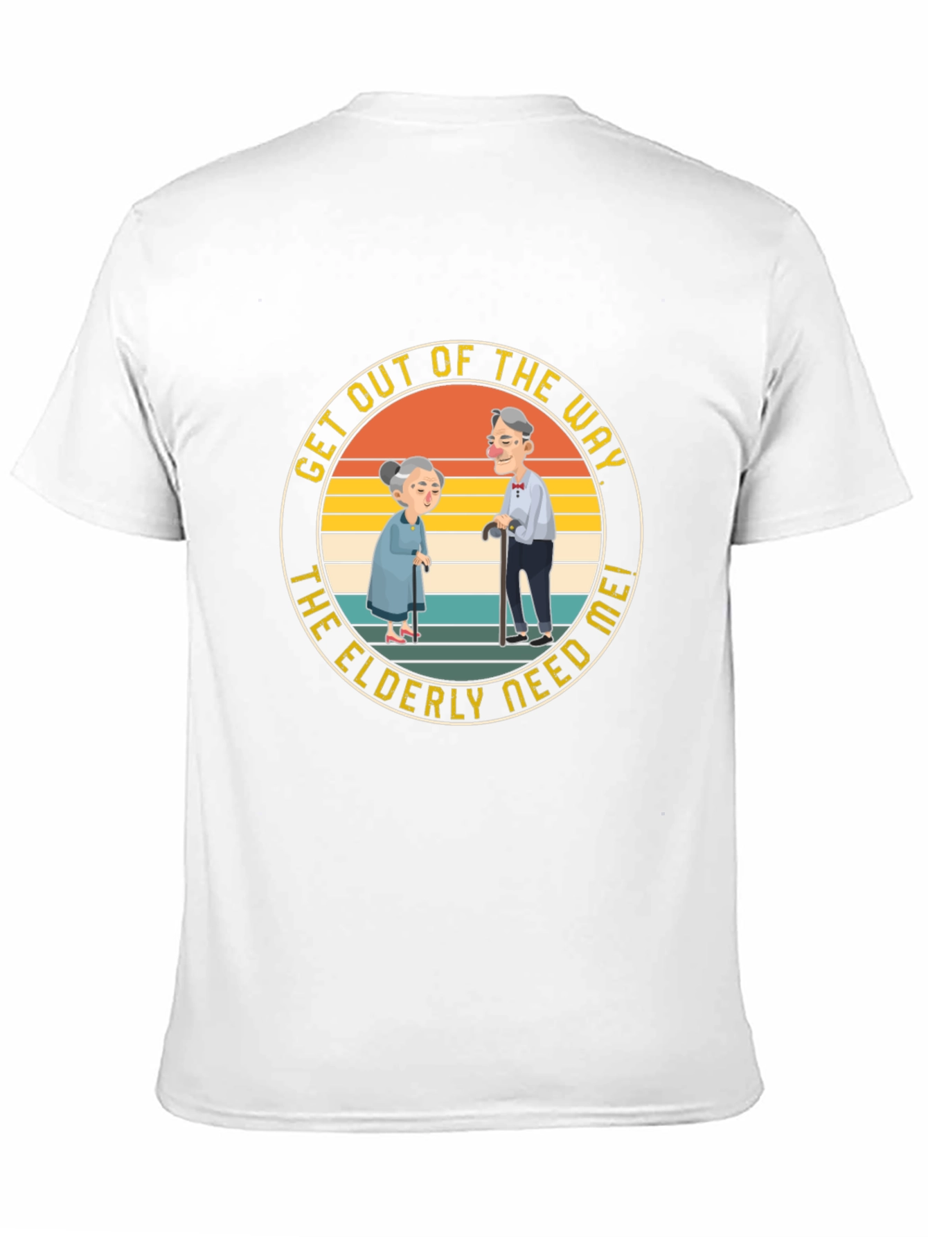 Funny Elderly Graphic T-Shirt