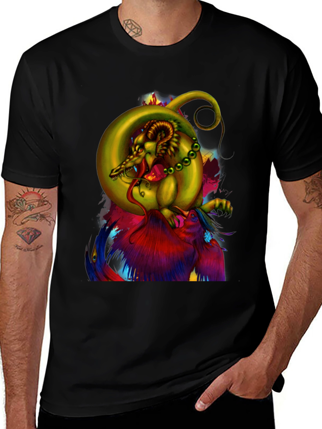 Dragon Serpent Graphic Tee