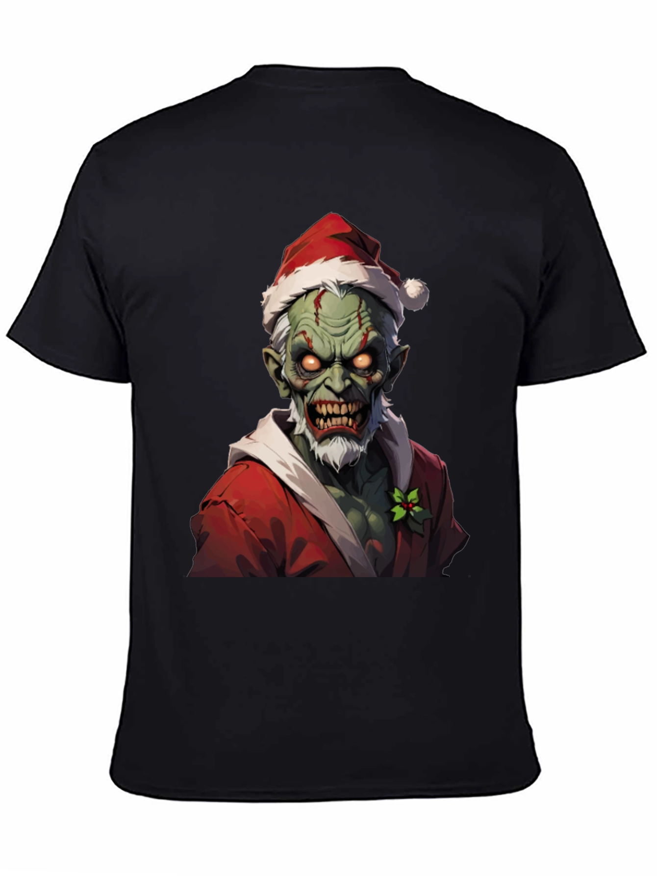 Zombie Santa T-Shirt - Festive Horror Tee