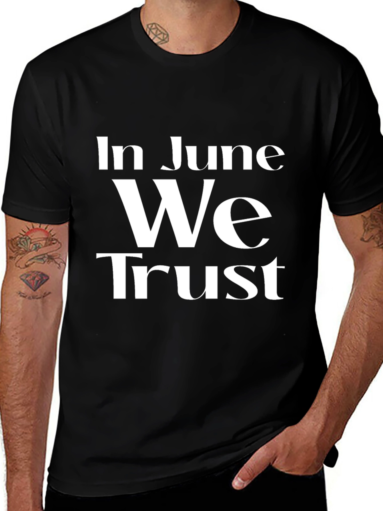 In June We Trust T-Shirt - Mens Graphic Tee