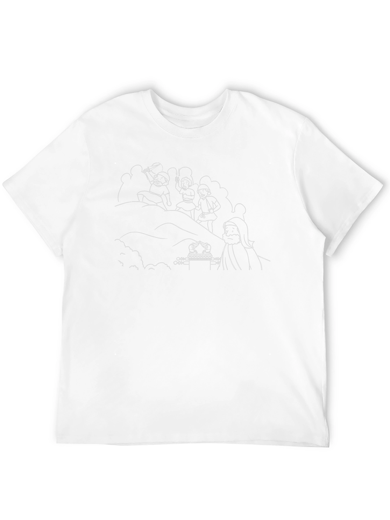 Graphic Print Black T-Shirt
