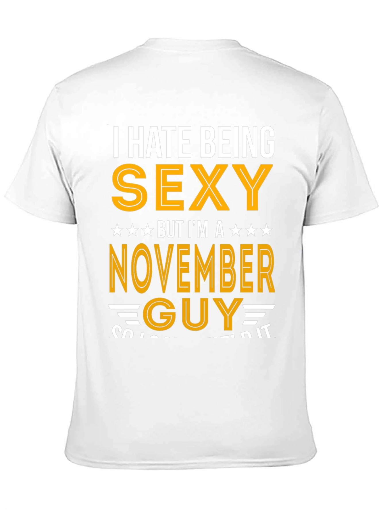 I Hate Being Sexy November Guy T-Shirt