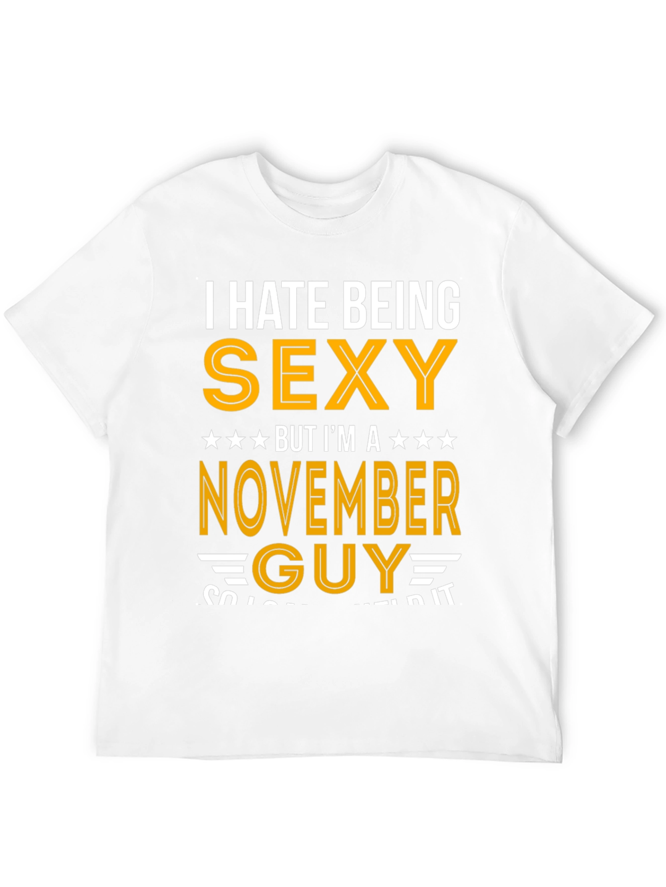 I Hate Being Sexy November Guy T-Shirt