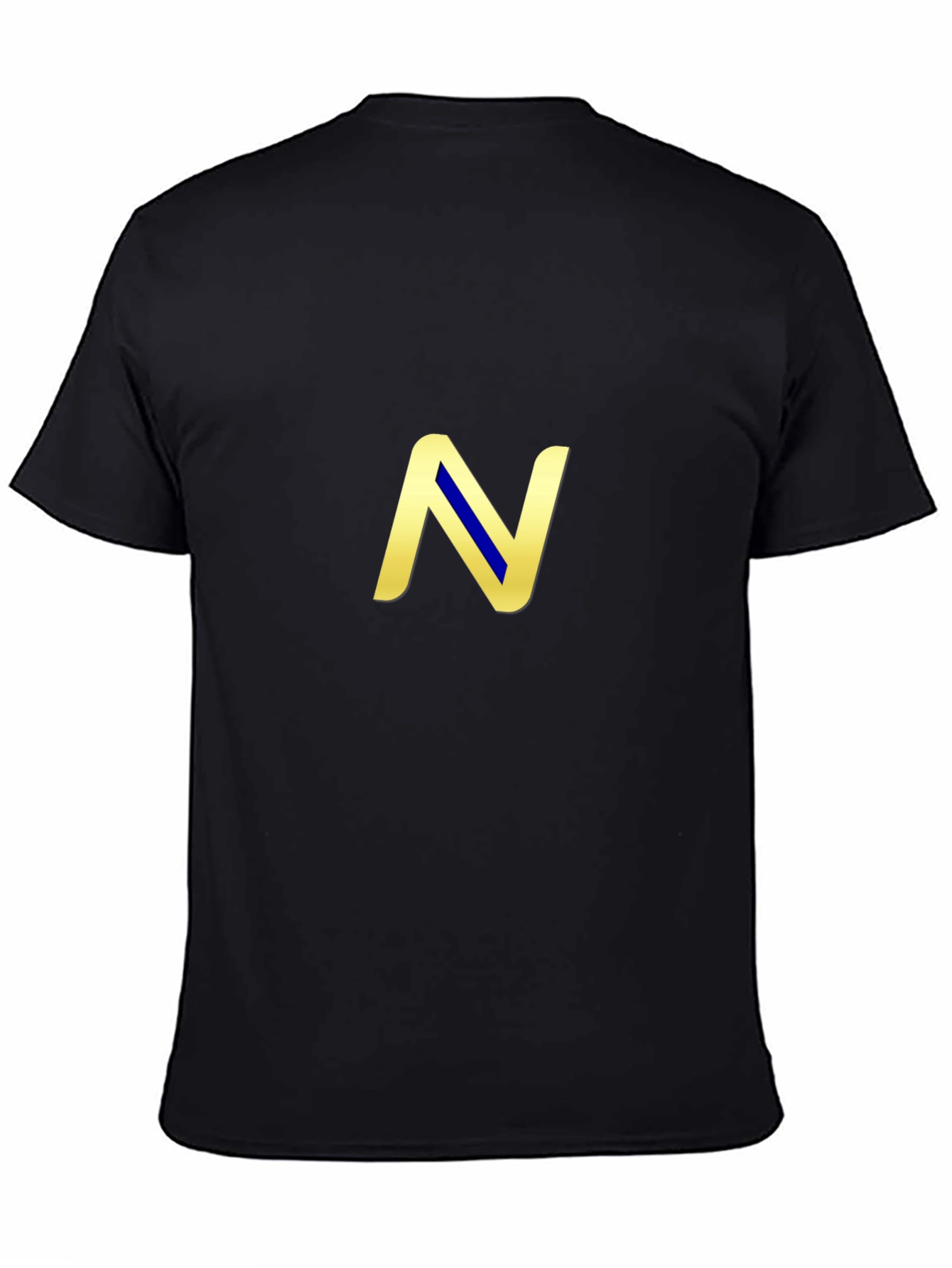 Stylish Black T-Shirt with N Logo