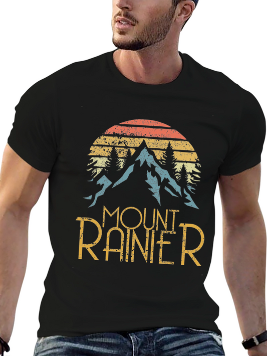 Mount Rainier Vintage Graphic T-Shirt