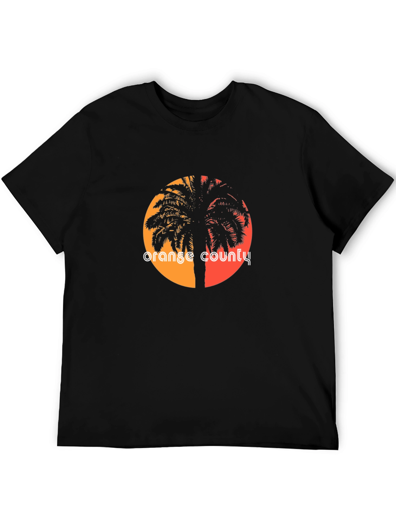 Orange County Palm Tree Graphic Tee