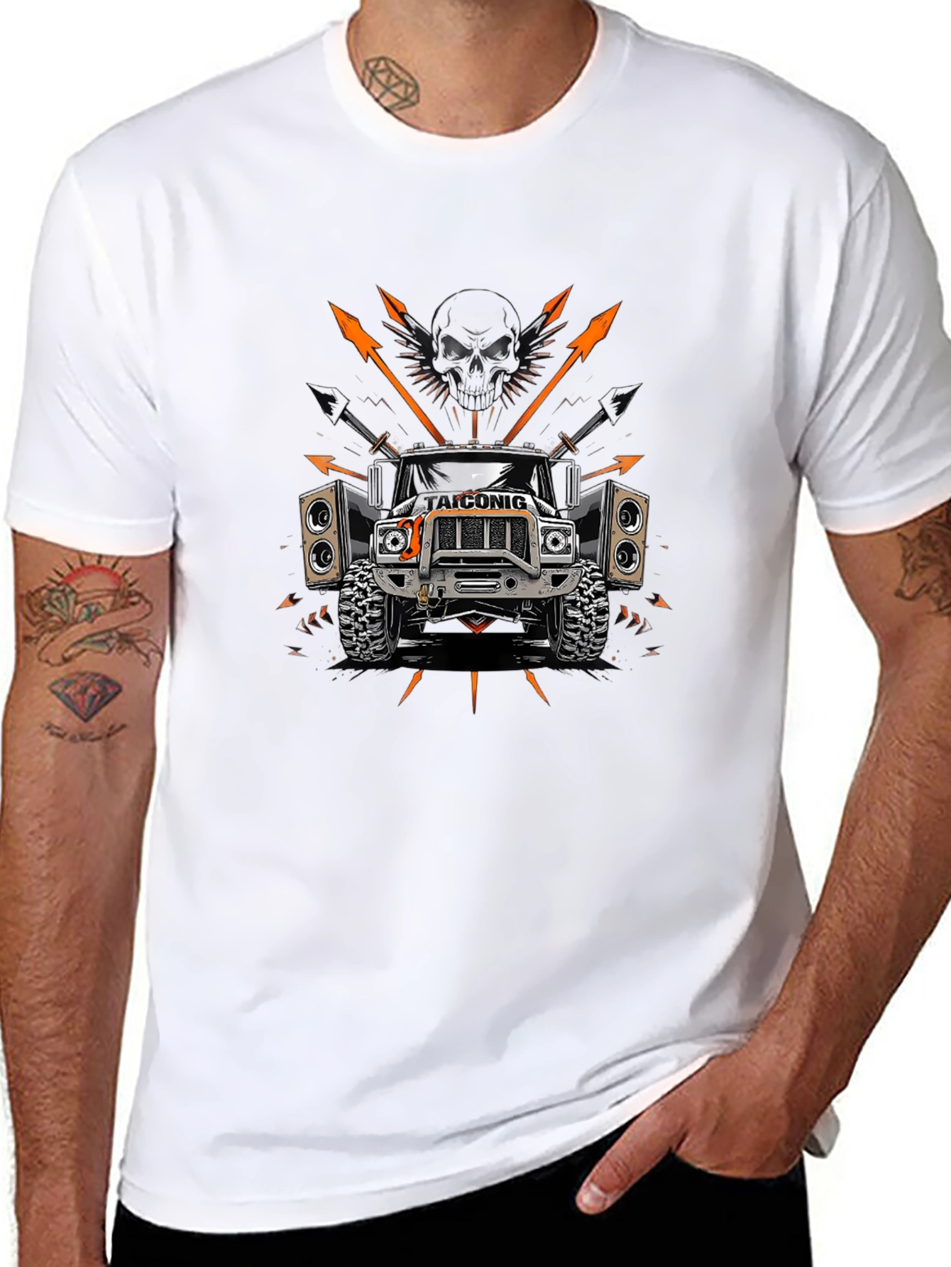 AICONIG Off-Road Graphic Tee - Black