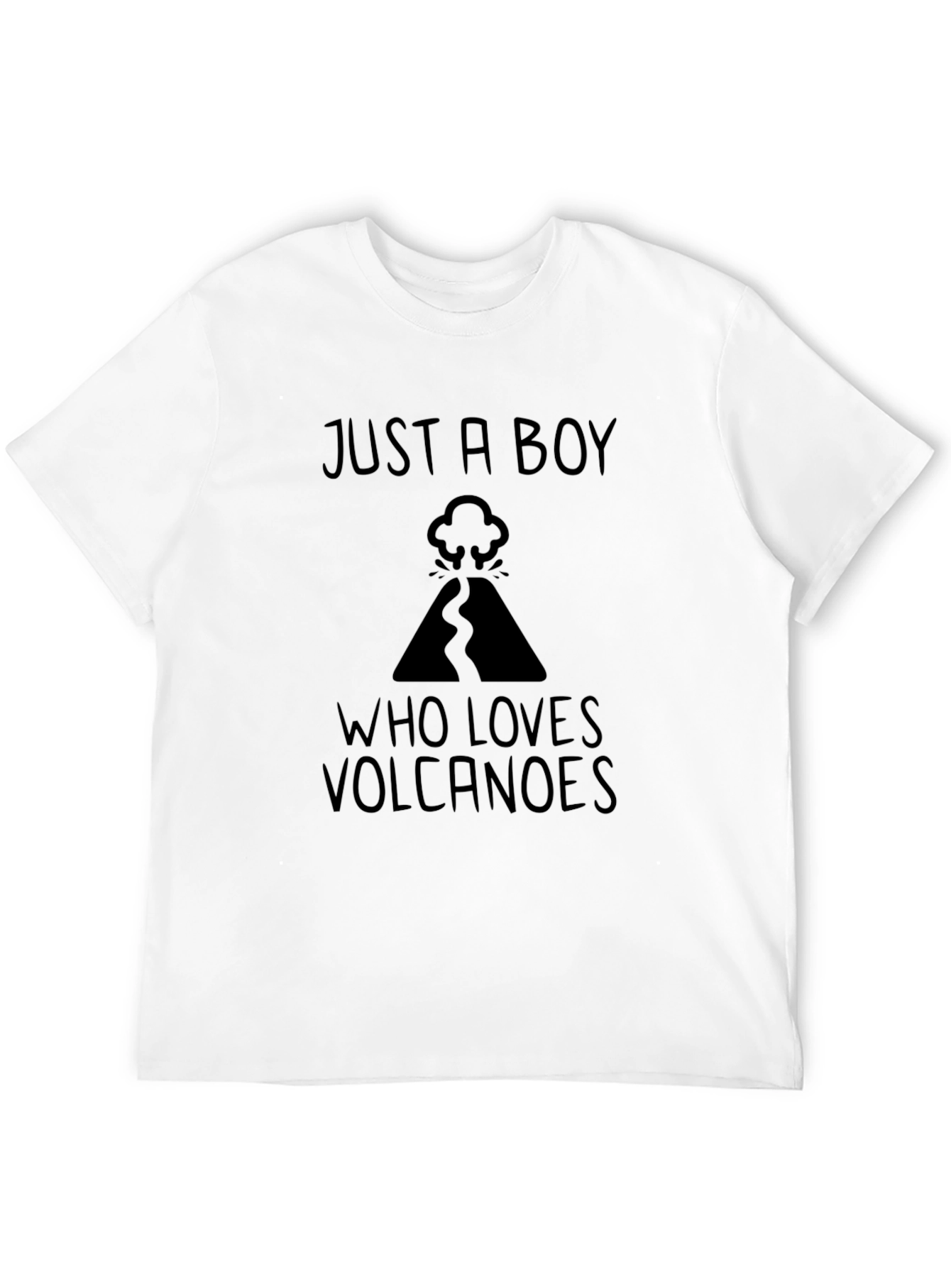 Volcano Lover T-Shirt - Just a Boy Design