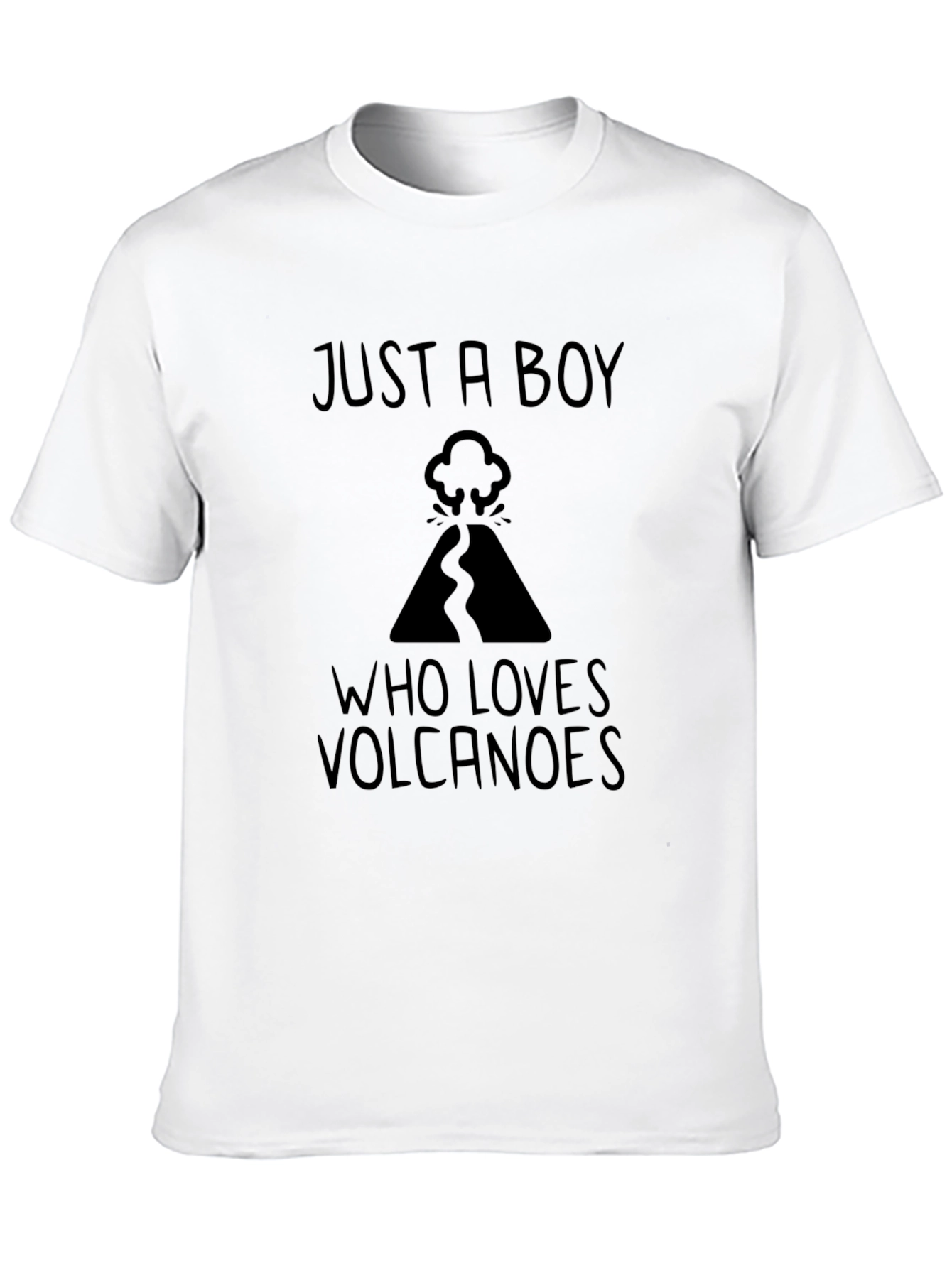 Volcano Lover T-Shirt - Just a Boy Design