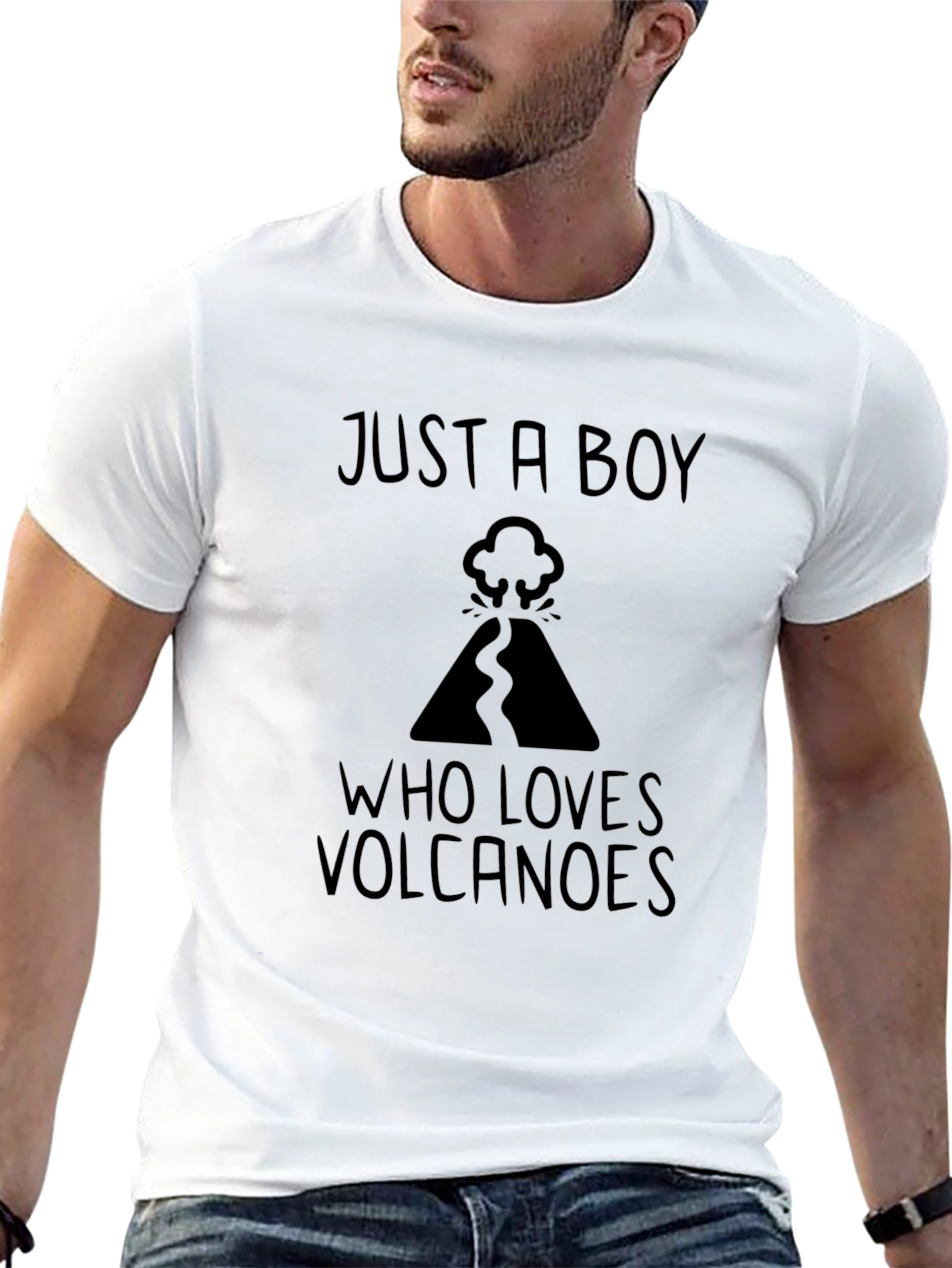 Volcano Lover T-Shirt - Just a Boy Design