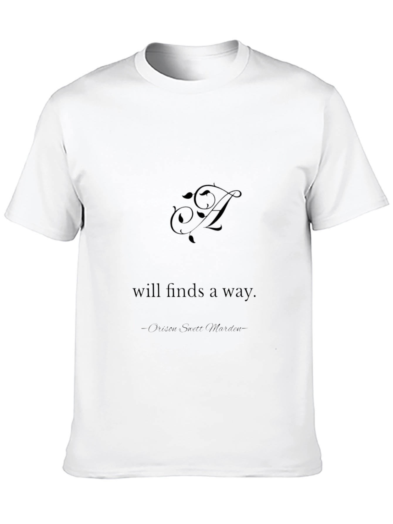 Elegant A Will Finds A Way Black T-Shirt