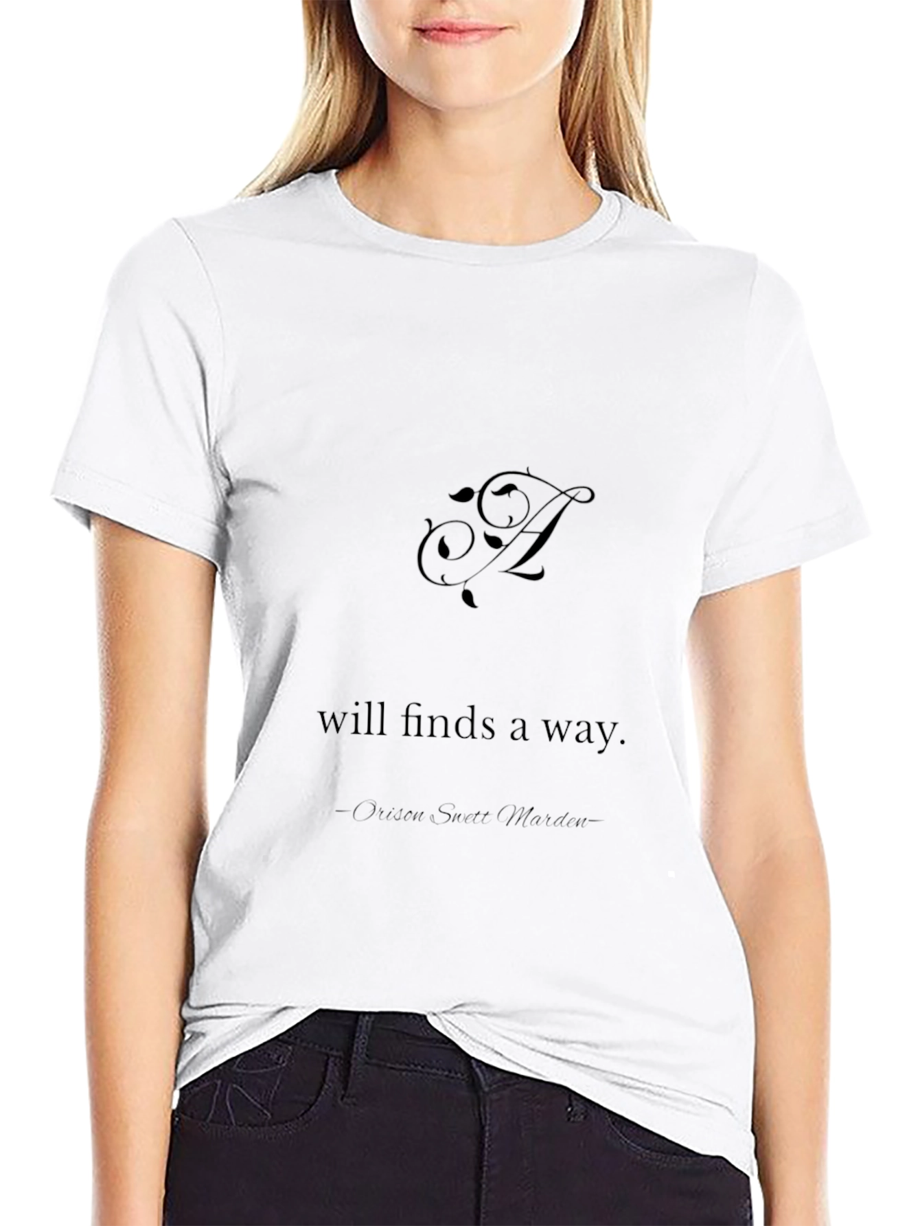 Elegant A Will Finds A Way Black T-Shirt
