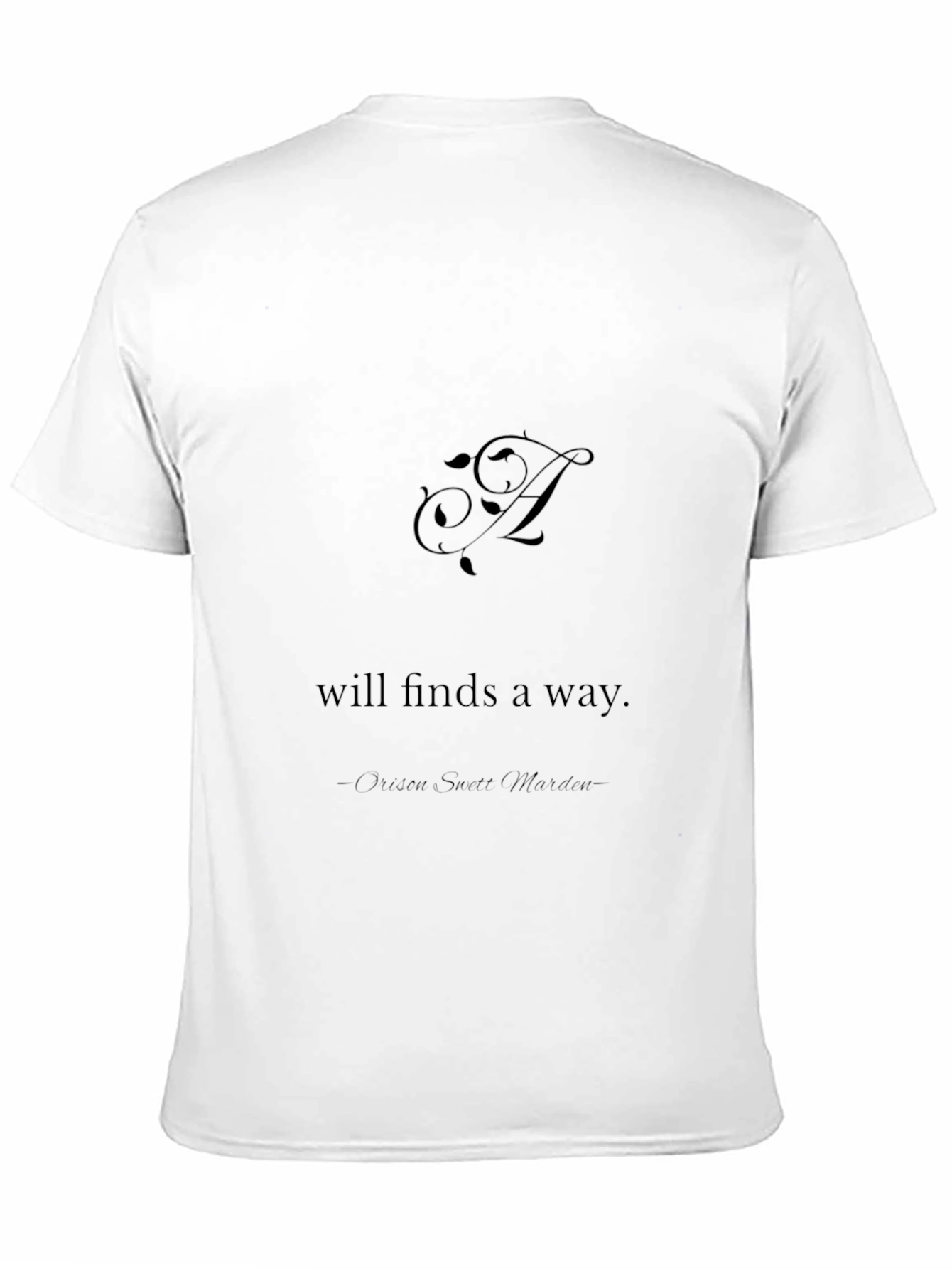 Elegant A Will Finds A Way Black T-Shirt