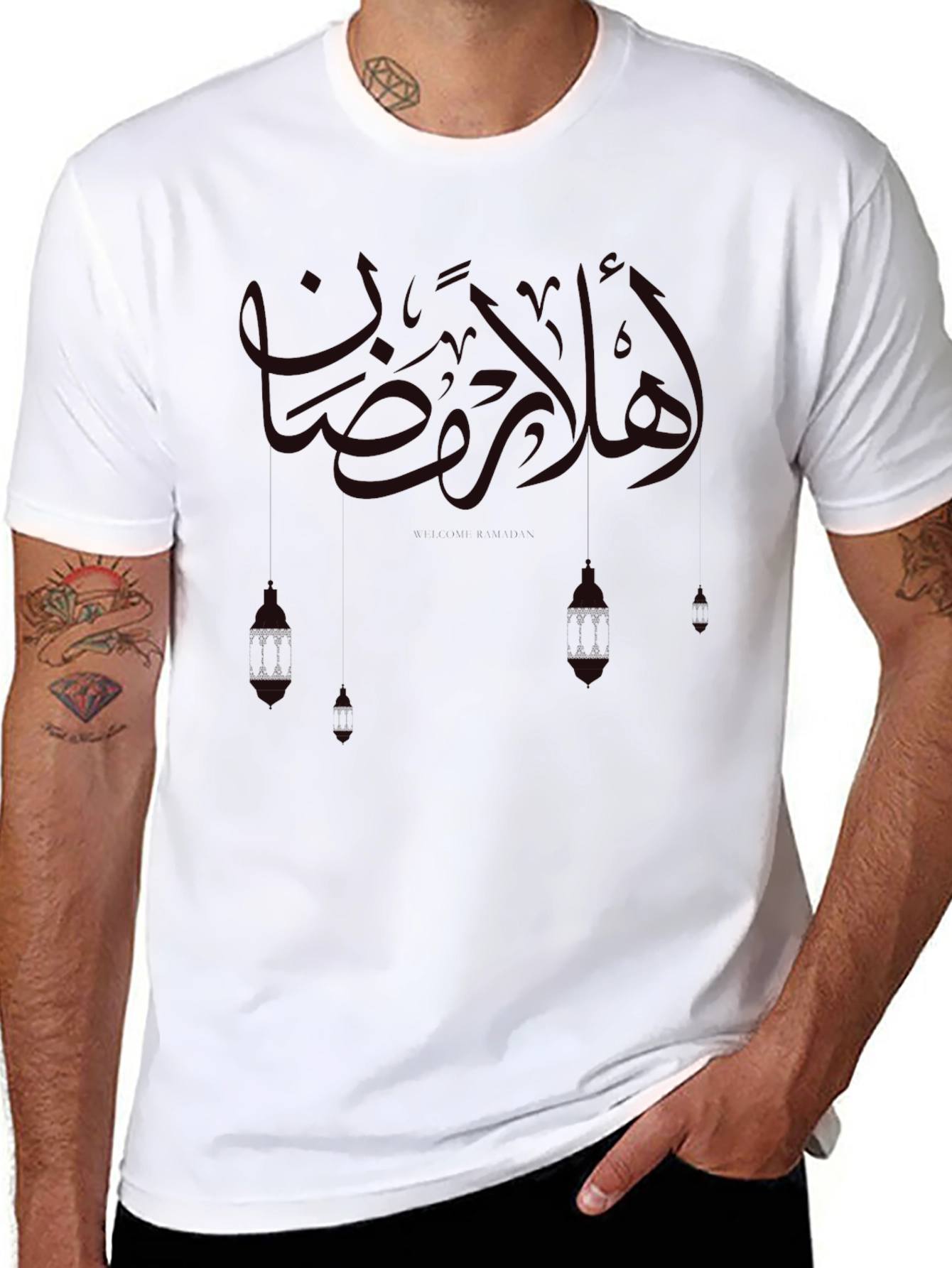 Ramadan Kareem Graphic T-Shirt - Black