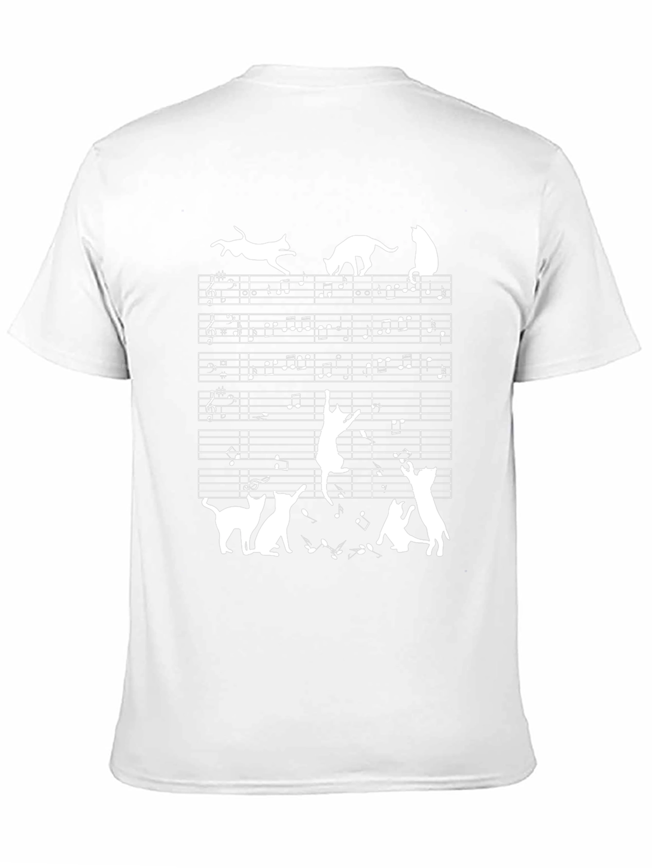 Musical Cats T-Shirt - Black