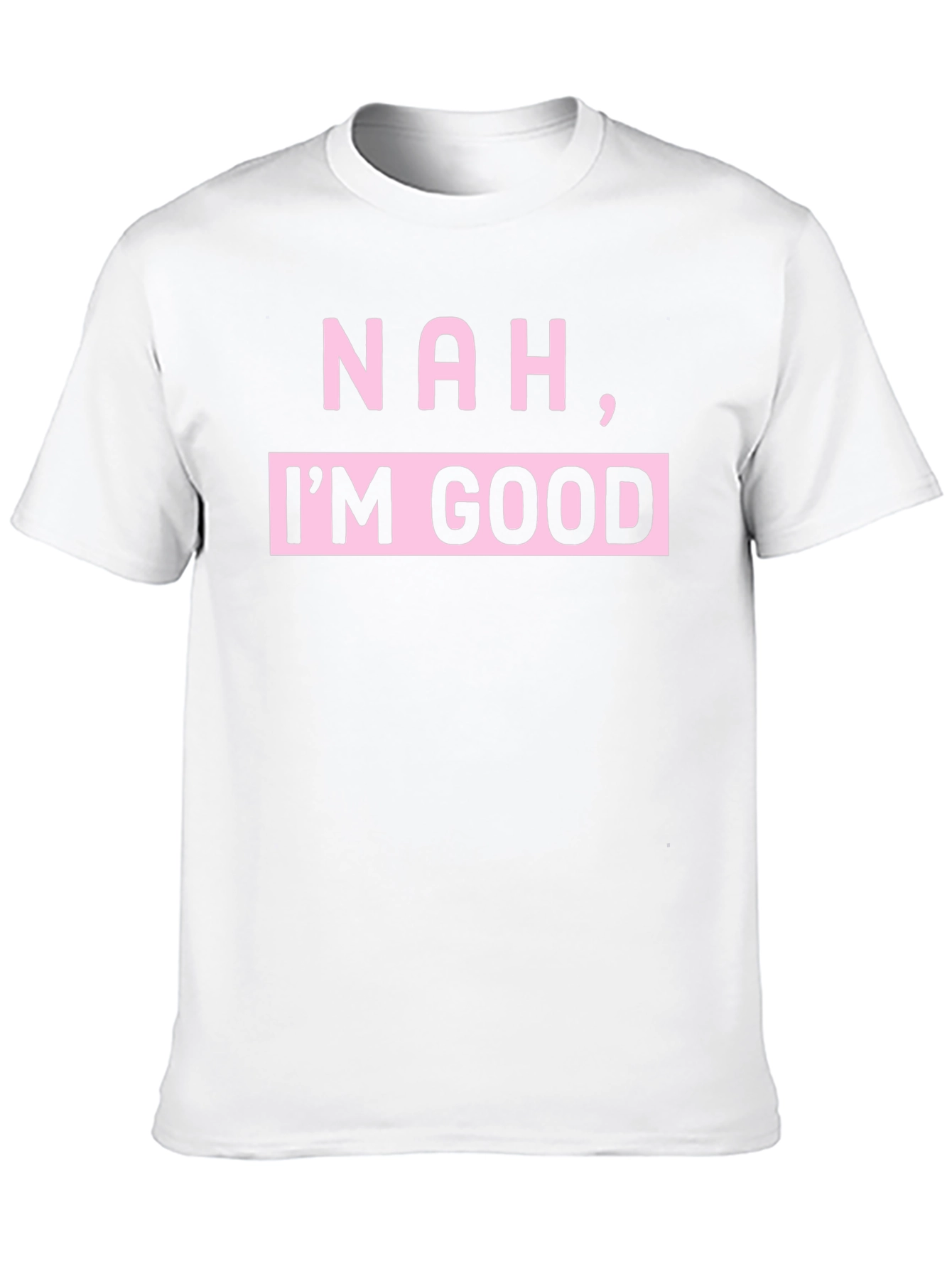 Nah Im Good Graphic T-Shirt - Black