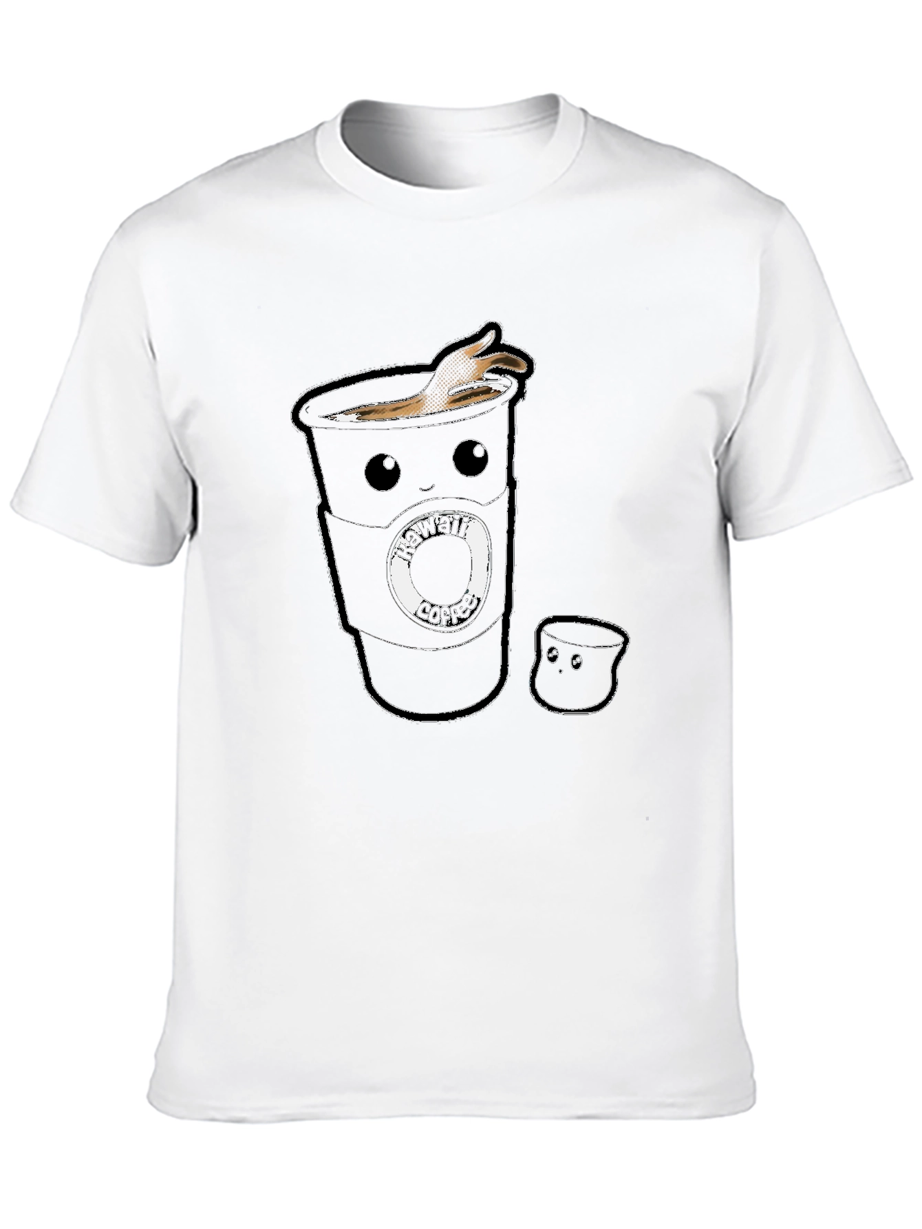 Kawaii Coffee Cup T-Shirt