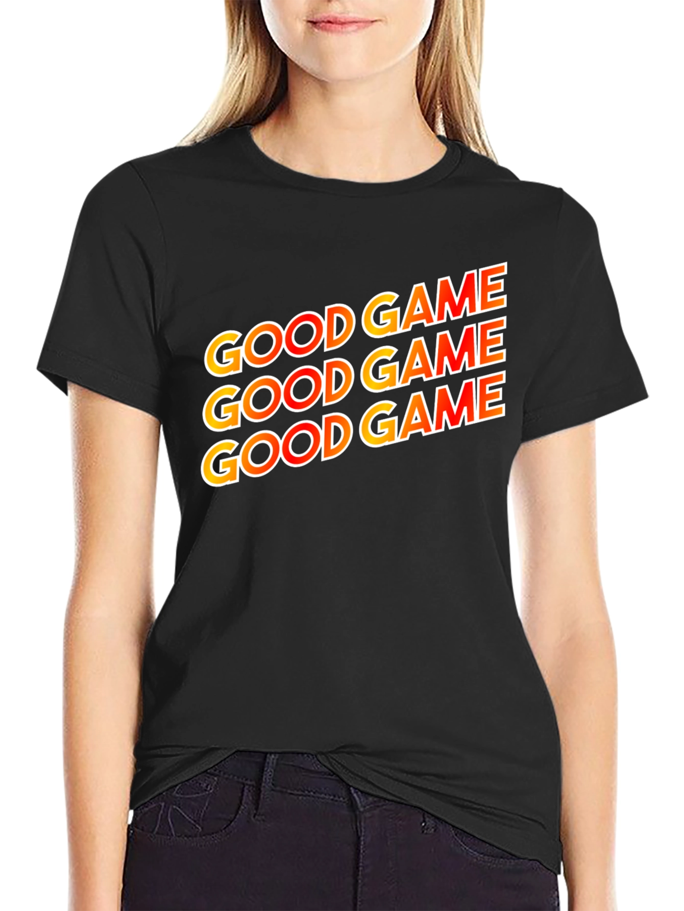 Good Game Graphic Tee - Stylish Black T-Shirt
