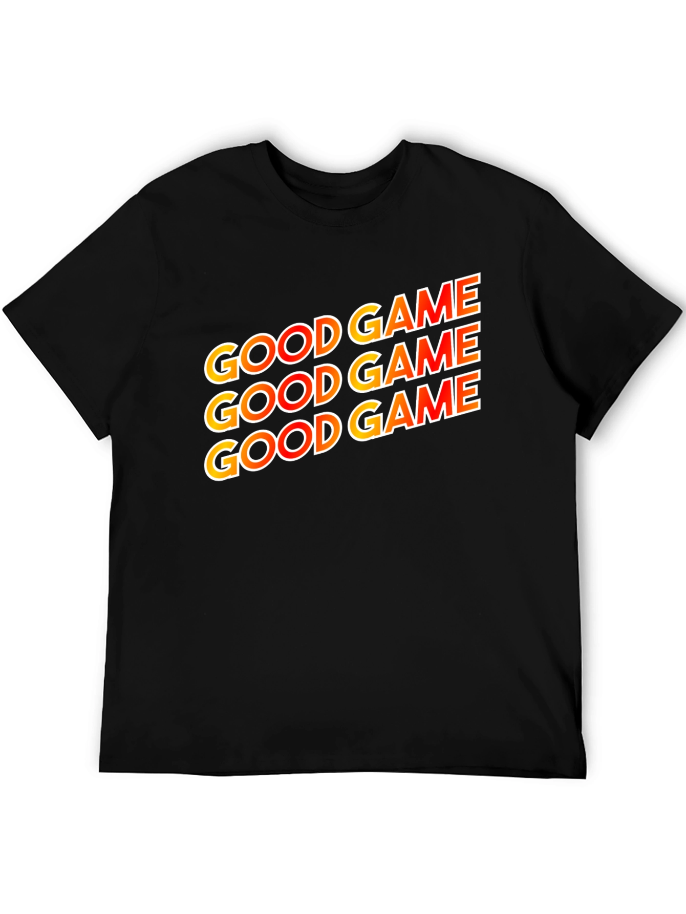 Good Game Graphic Tee - Stylish Black T-Shirt