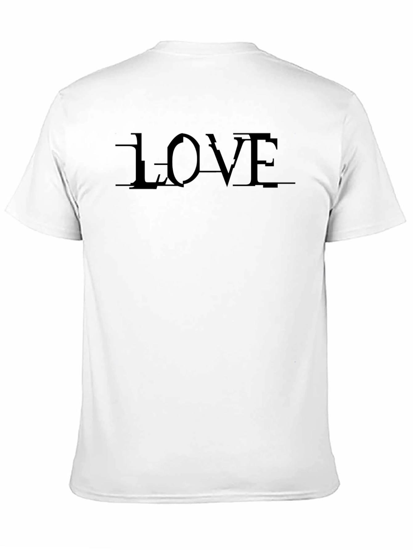 Modern LOVE Graphic Black T-Shirt
