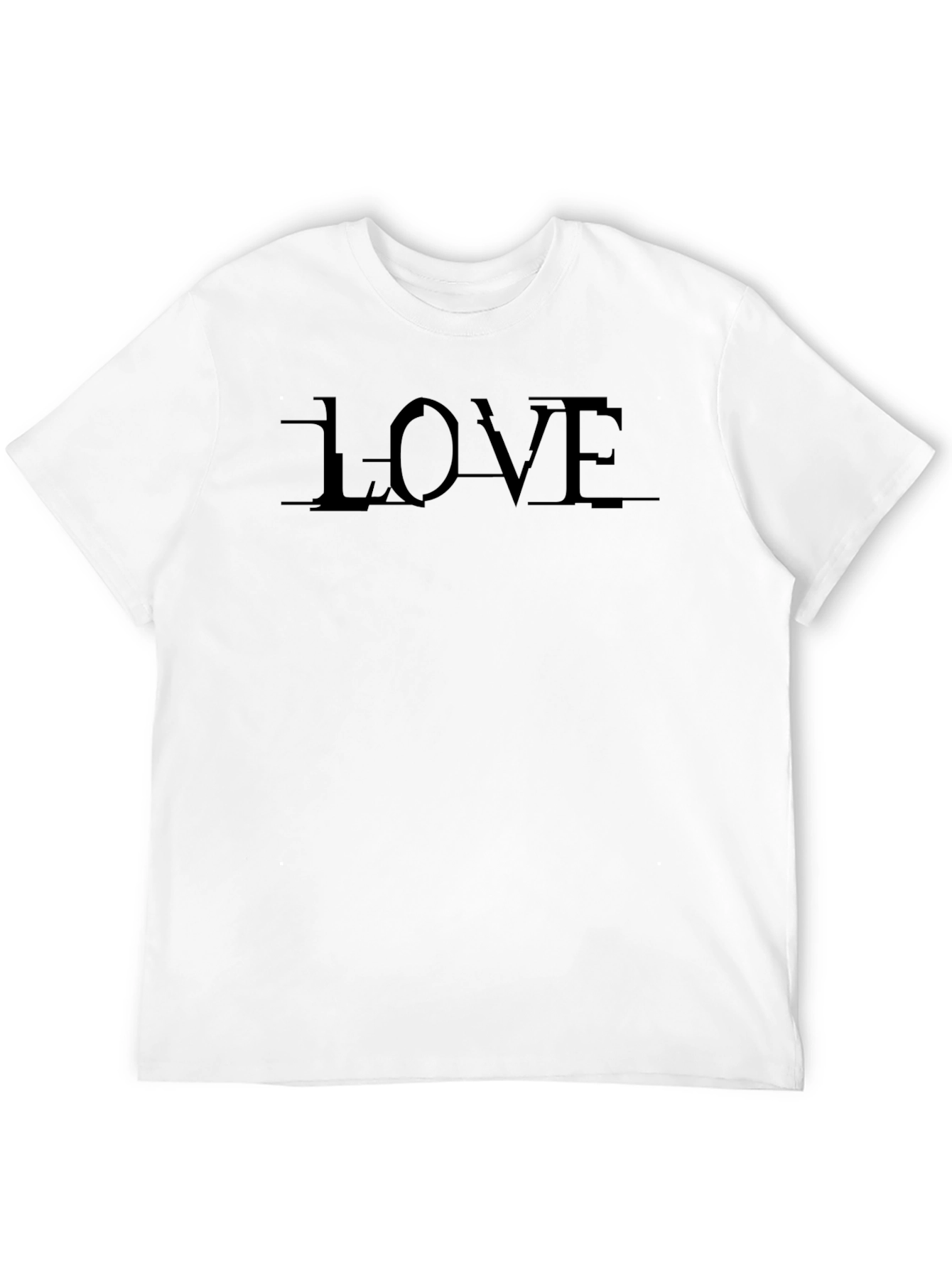 Modern LOVE Graphic Black T-Shirt