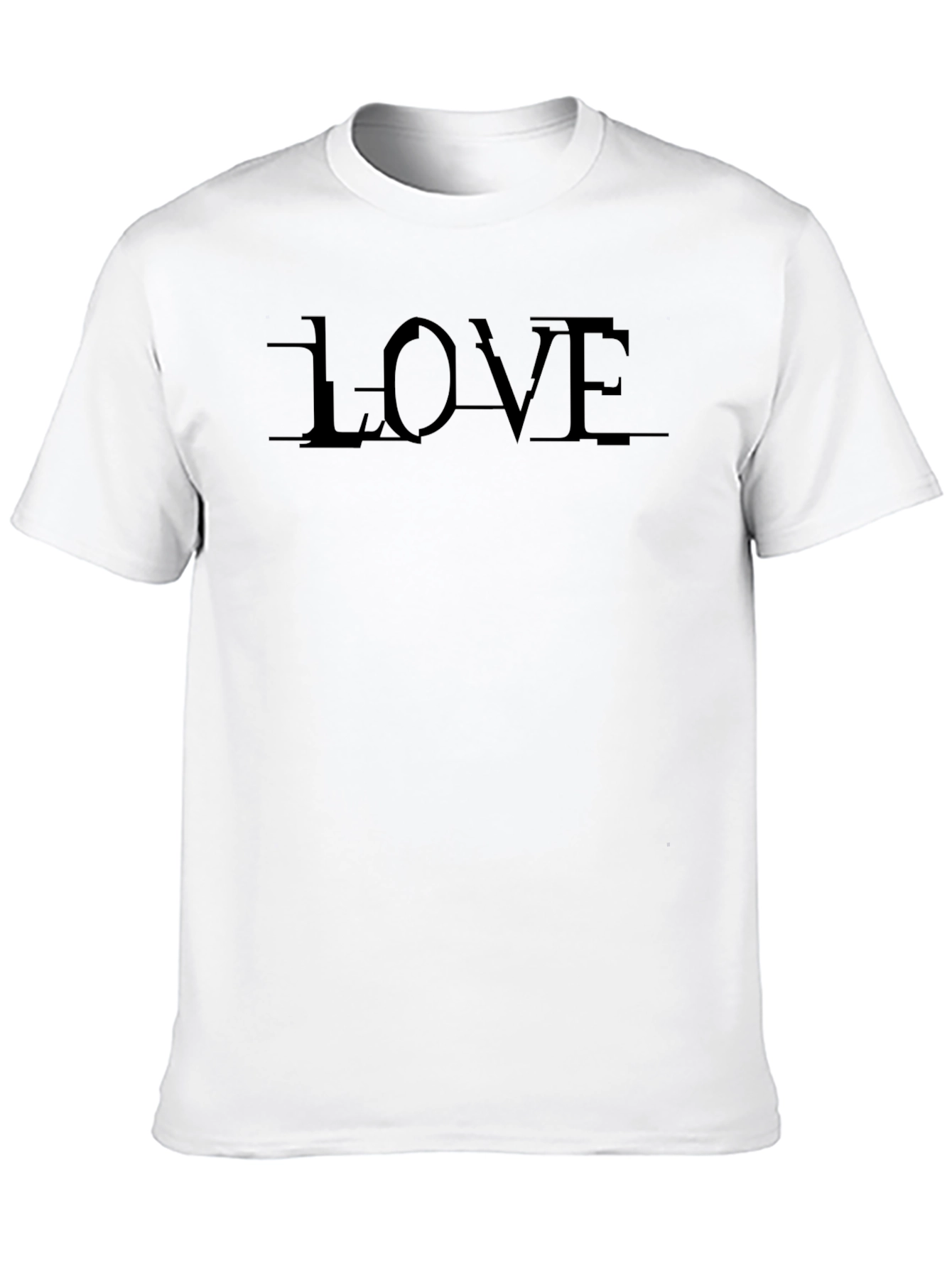 Modern LOVE Graphic Black T-Shirt