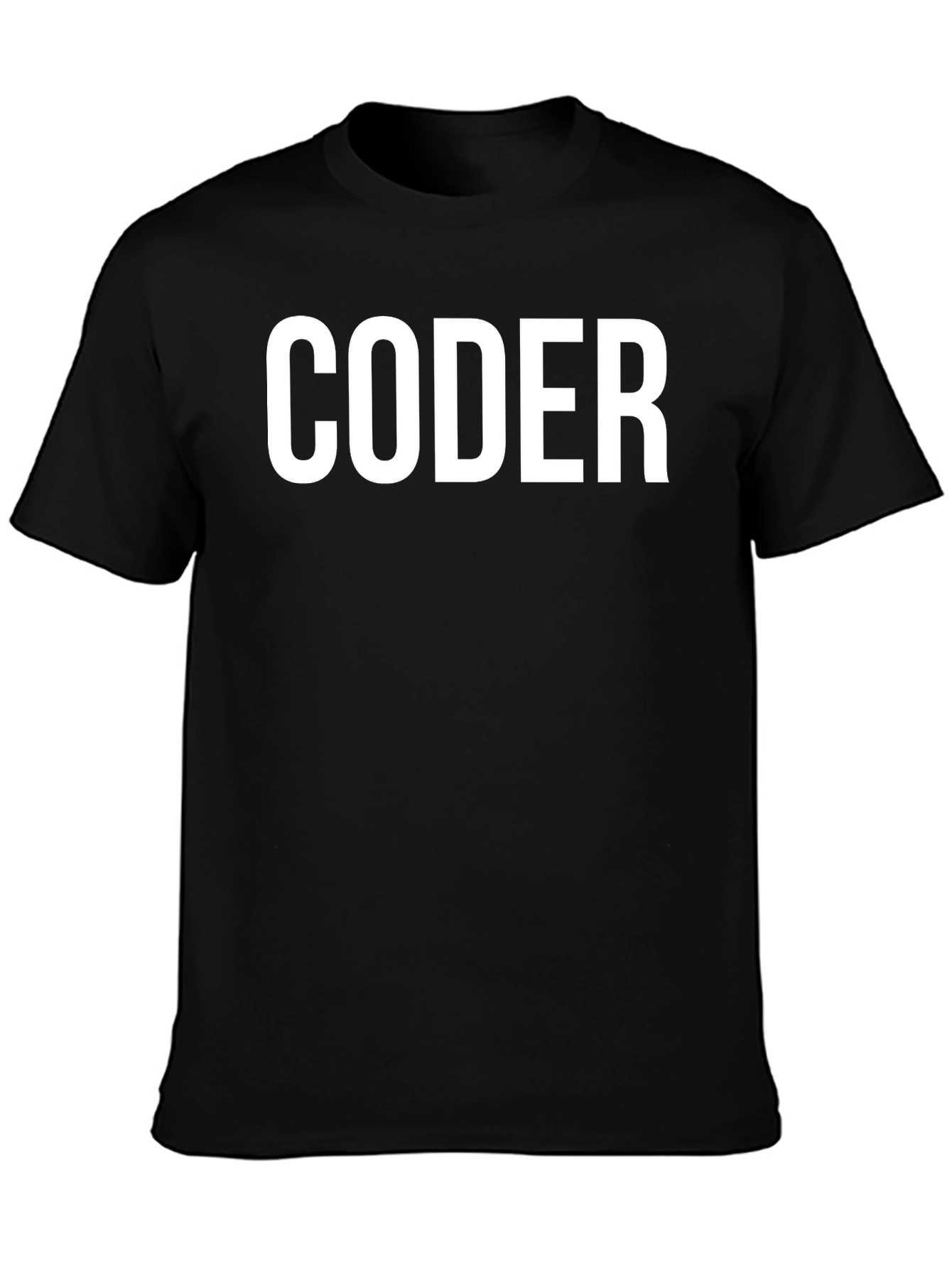 Coder T-Shirt - Black - Programmer Tee