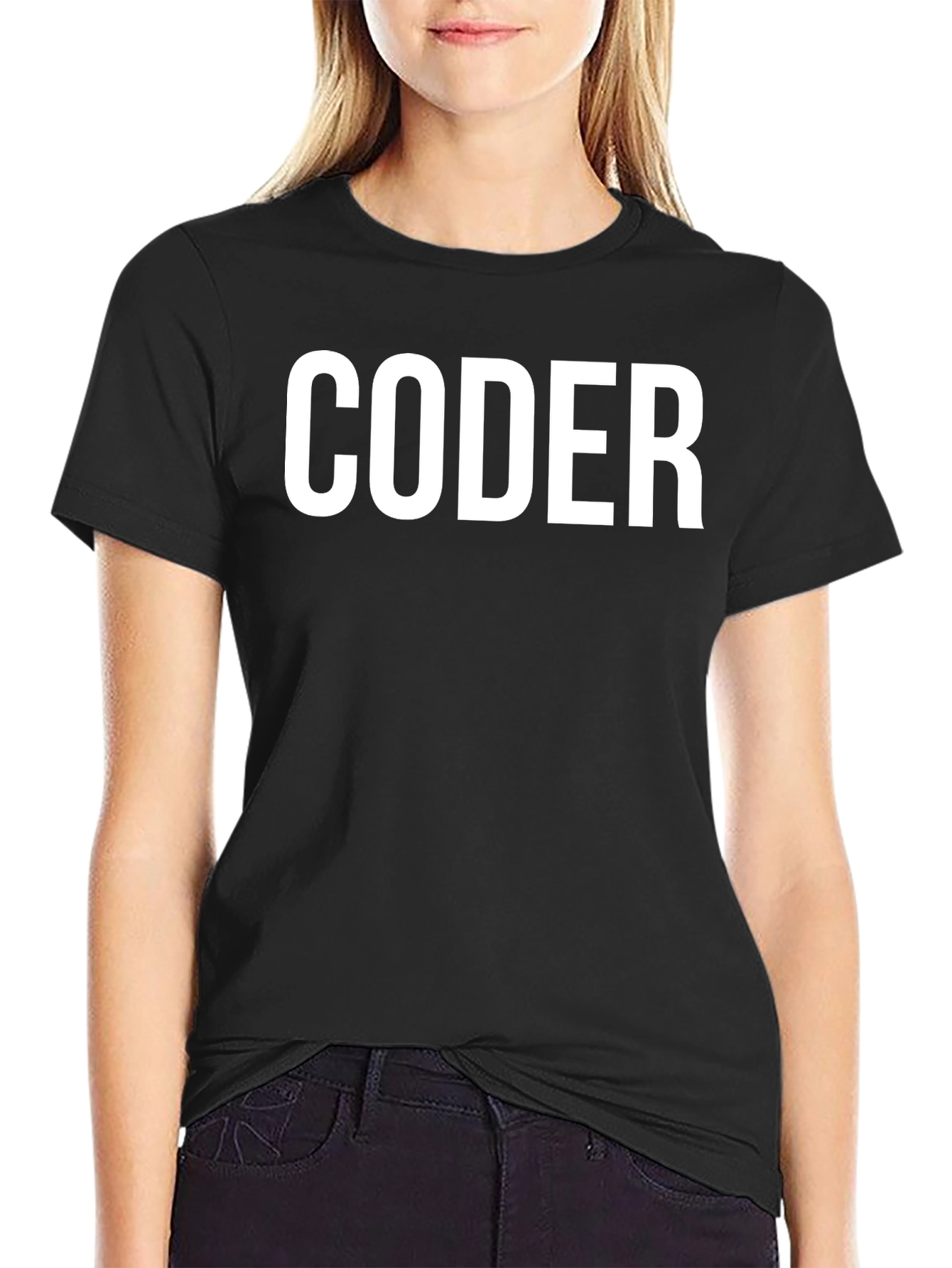 Coder T-Shirt - Black - Programmer Tee