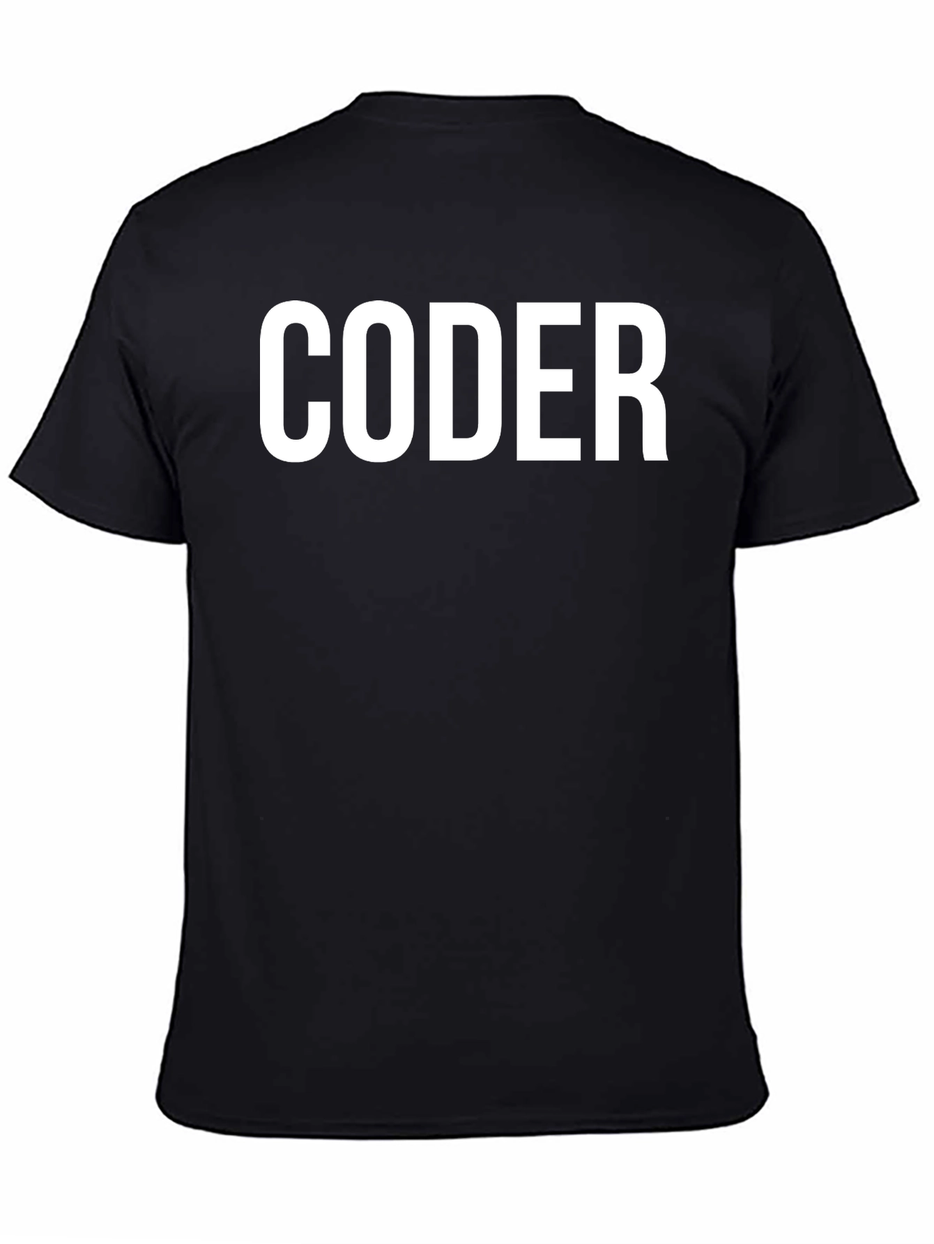 Coder T-Shirt - Black - Programmer Tee
