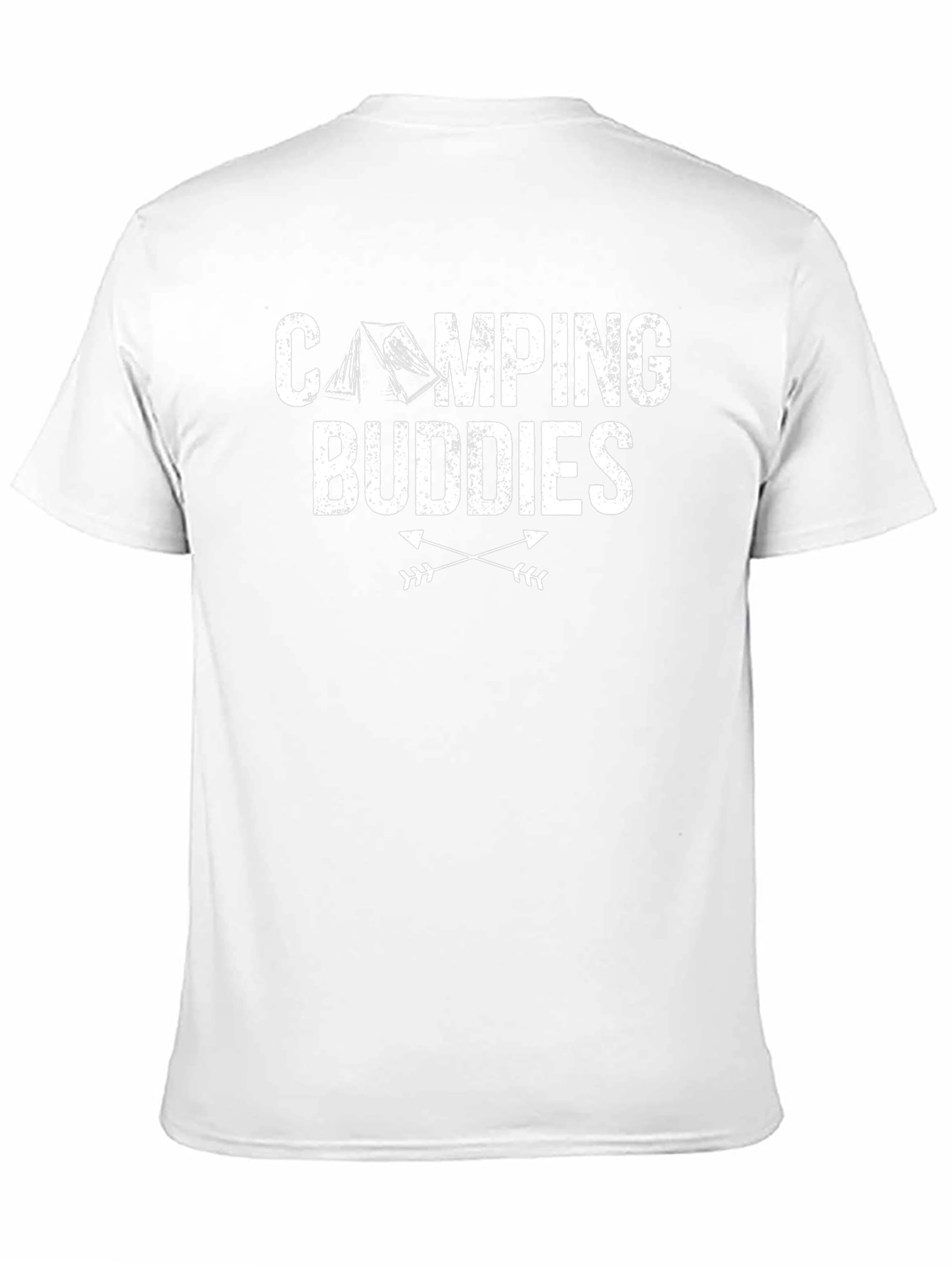 Camping Buddies Black Graphic T-Shirt