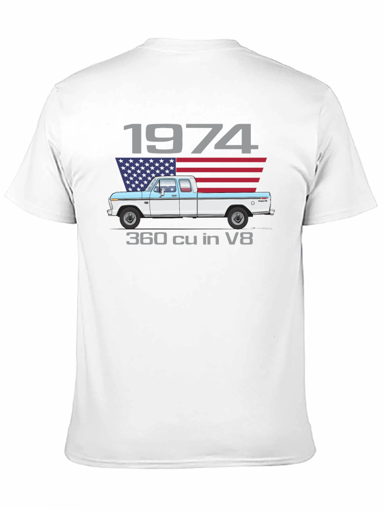 1974 Truck T-Shirt - Classic American Pickup Design