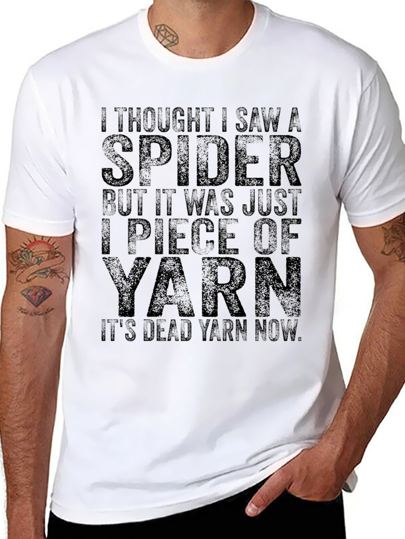 Funny Spider Yarn T-Shirt