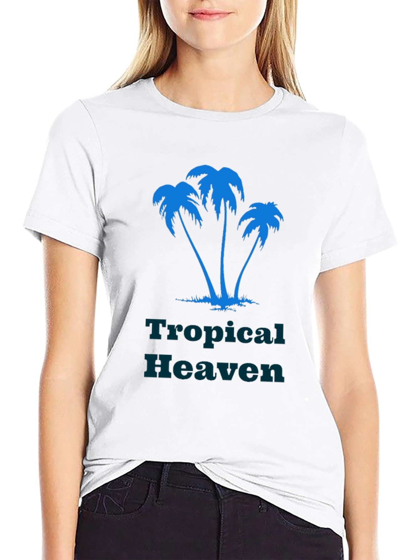 Tropical Heaven T-Shirt: Palm Tree Graphic