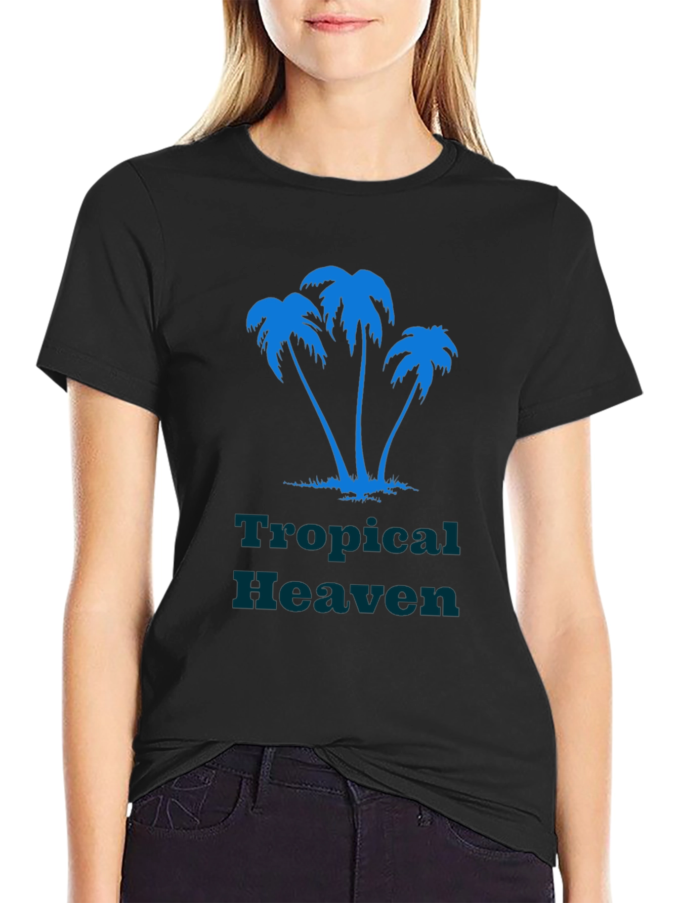 Tropical Heaven T-Shirt: Palm Tree Graphic