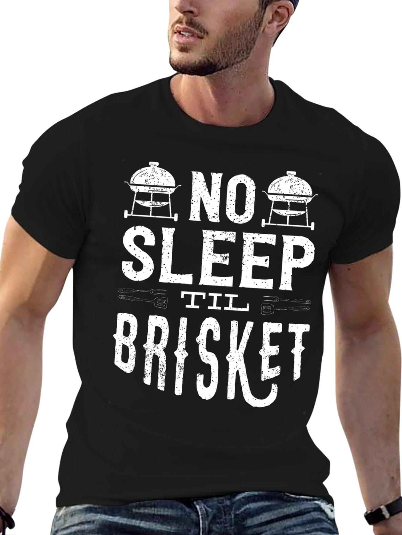 No Sleep Til Brisket Graphic T-Shirt