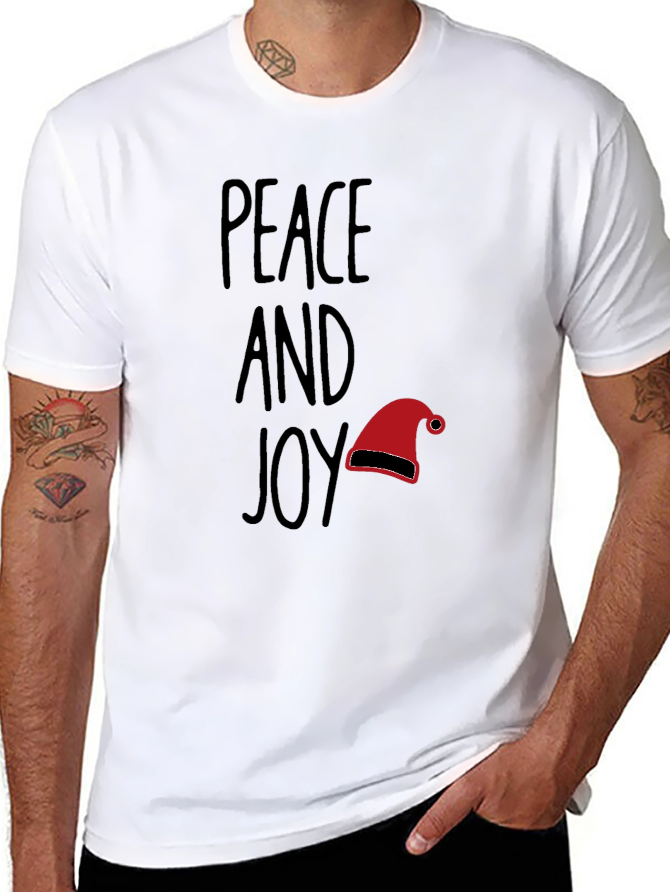 Peace And Joy Christmas T-Shirt