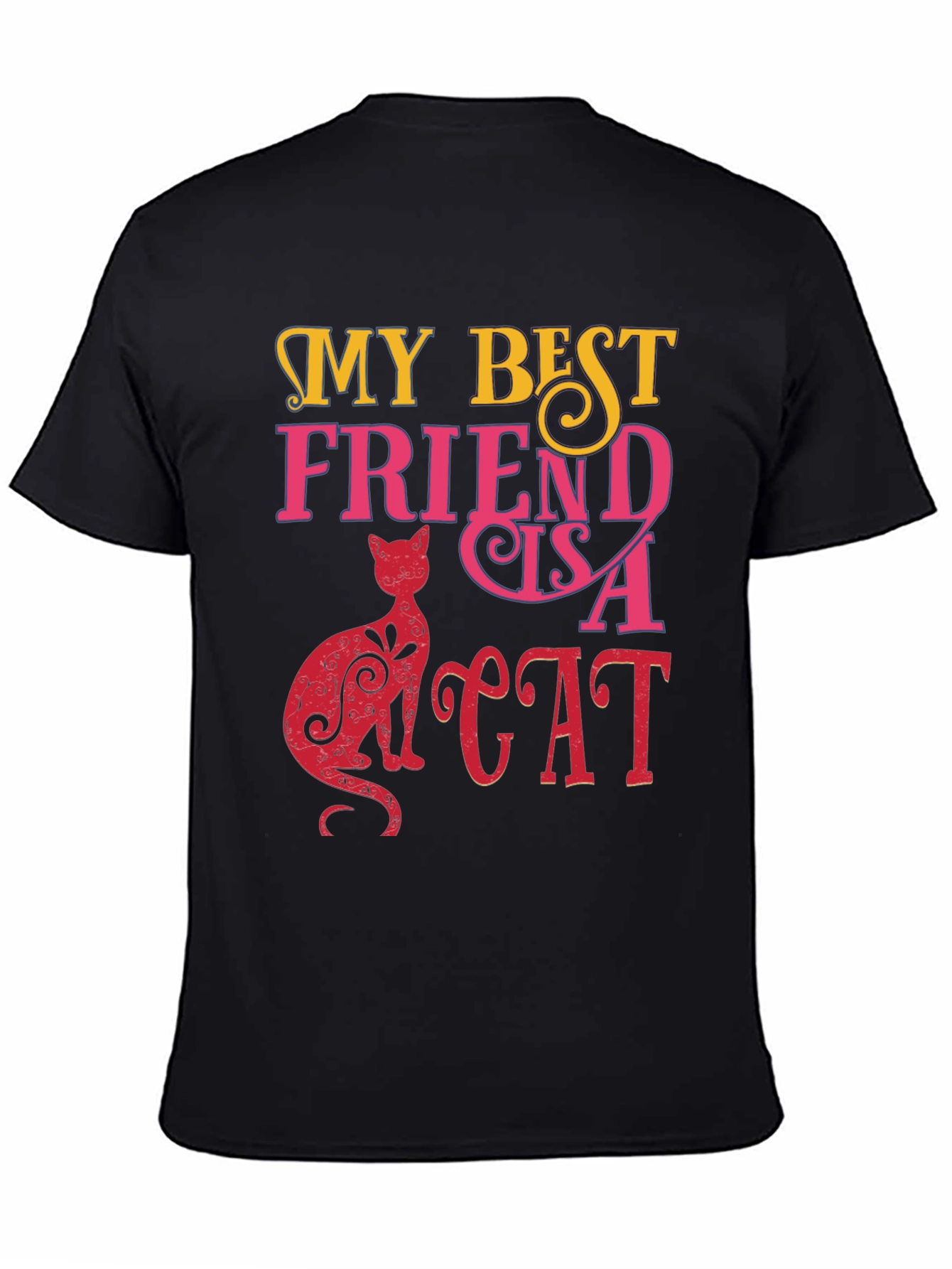 My Best Friend Is A Cat Graphic Tee