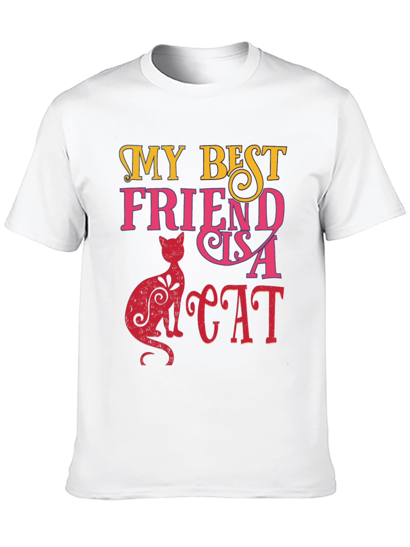 My Best Friend Is A Cat Graphic Tee