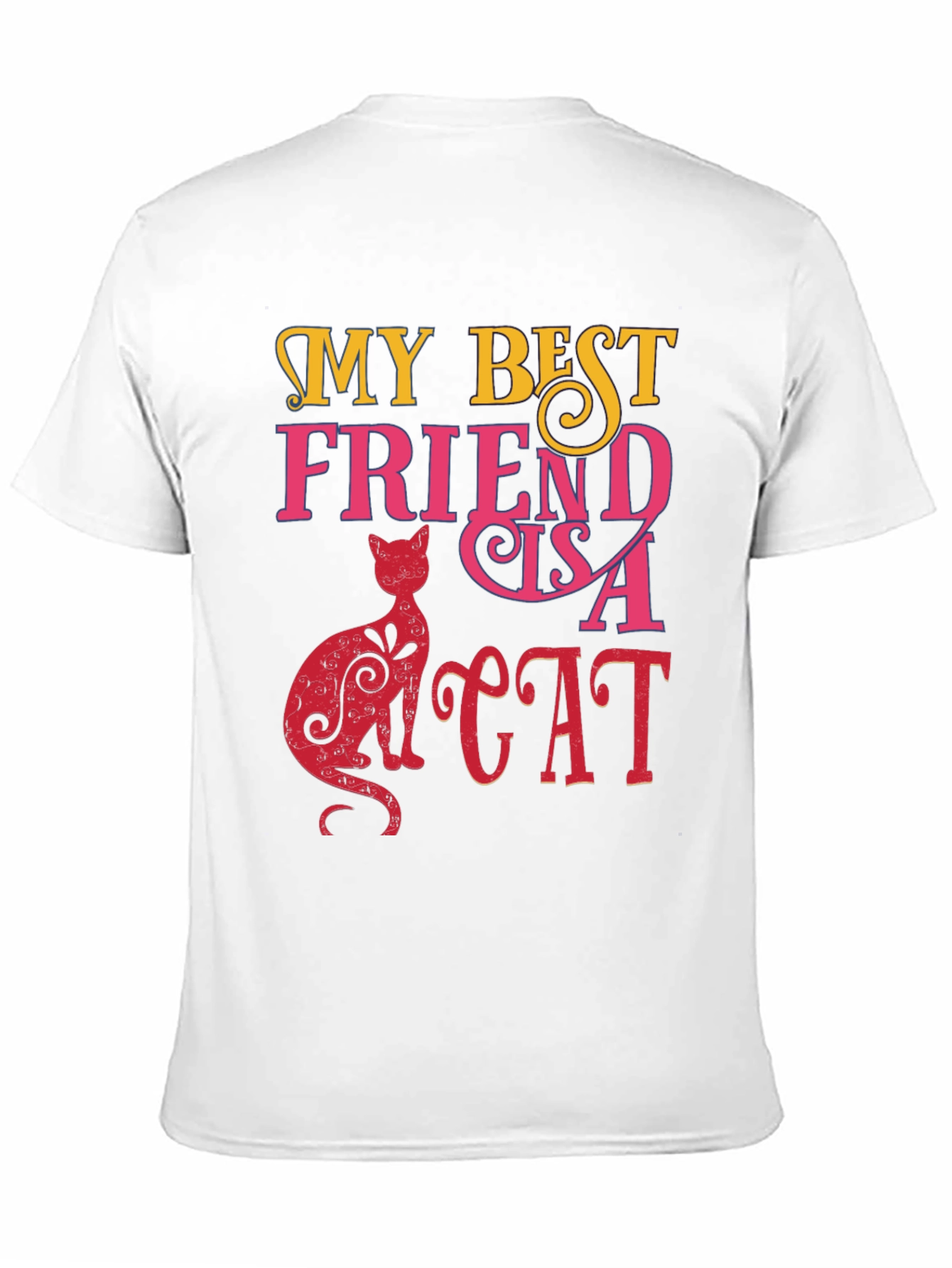 My Best Friend Is A Cat Graphic Tee
