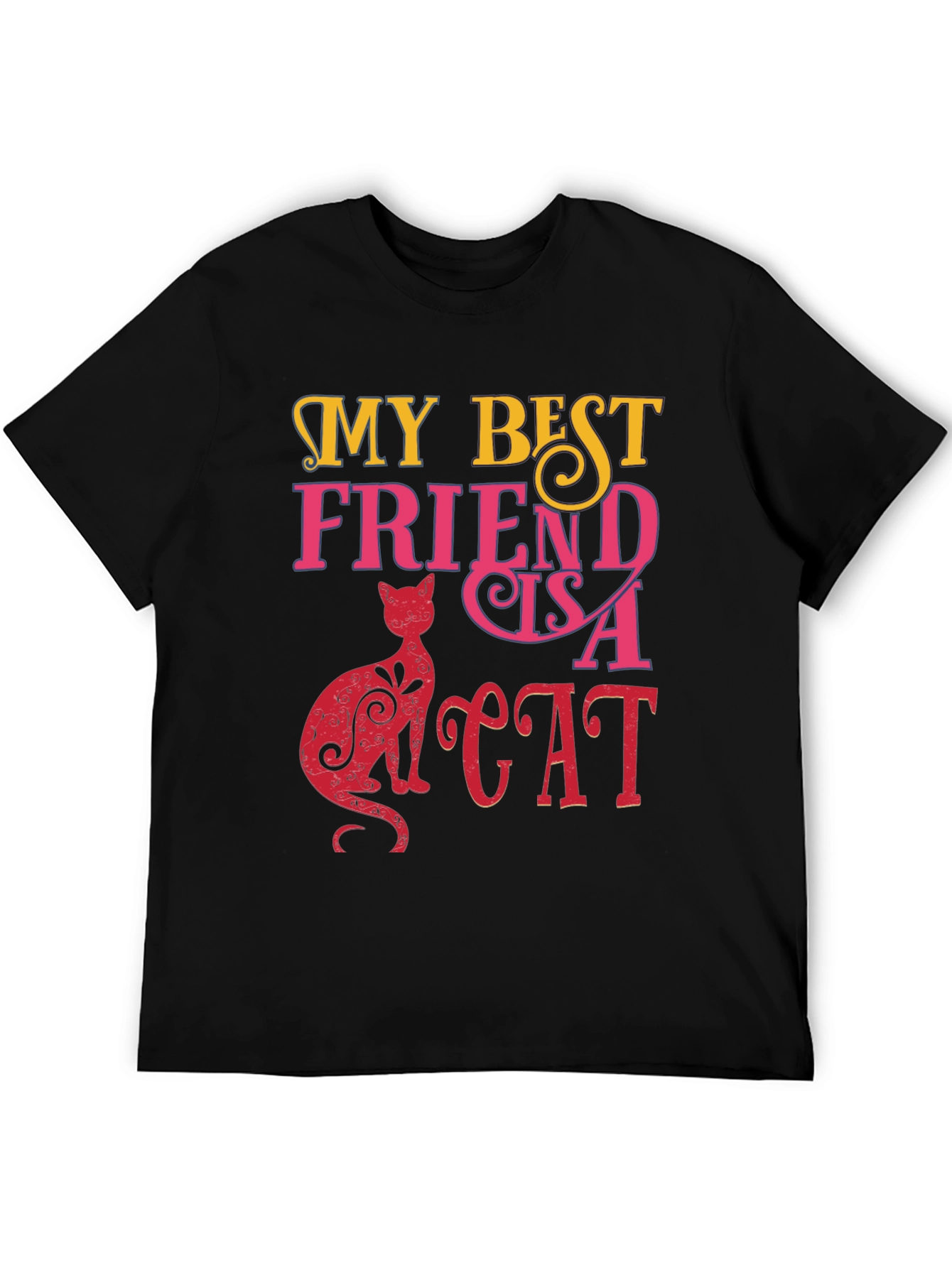 My Best Friend Is A Cat Graphic Tee