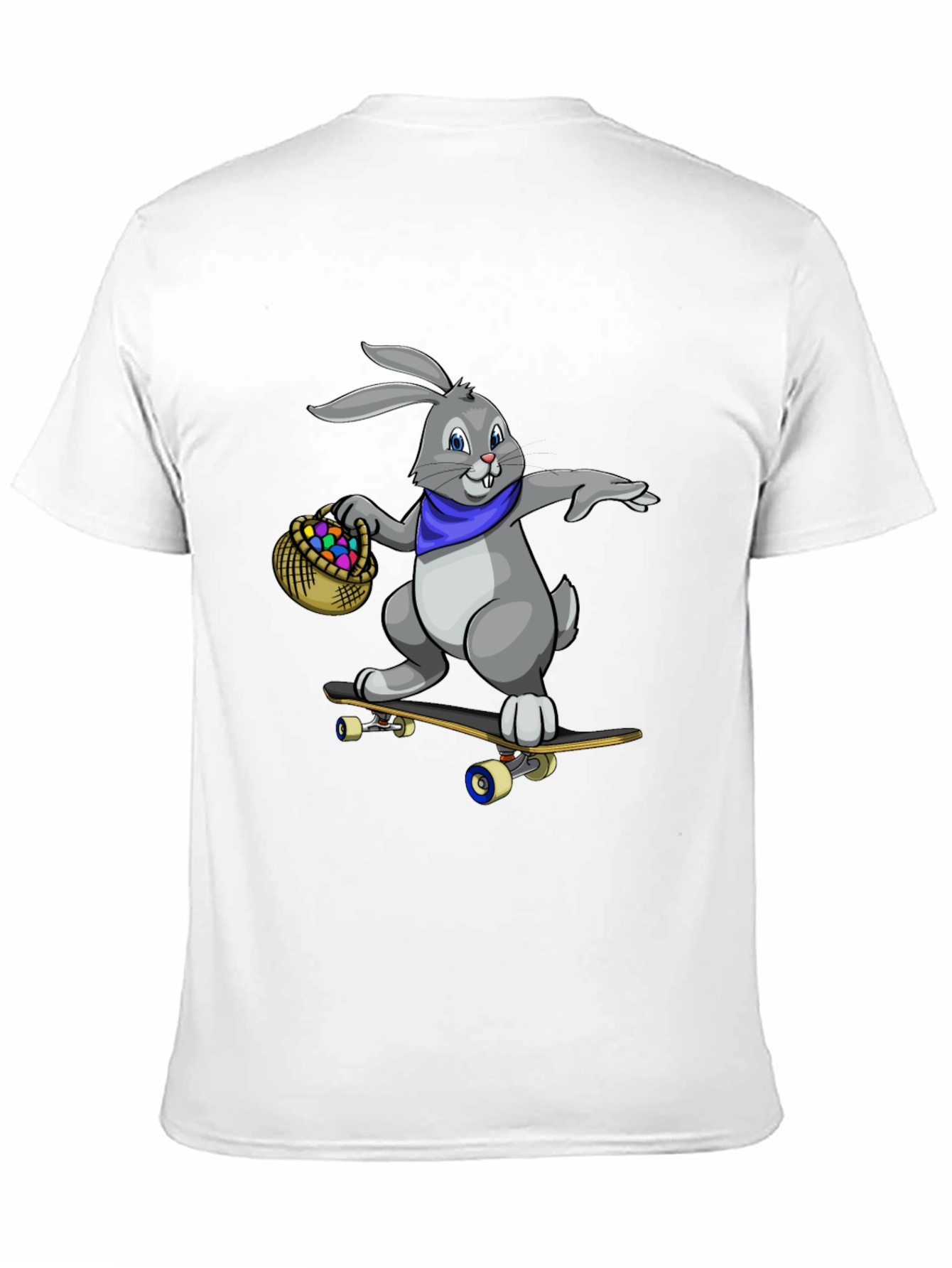 Skateboarding Easter Bunny Graphic Tee