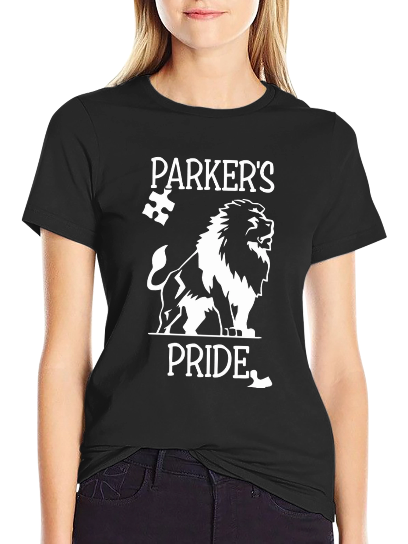 Parkers Pride Lion Graphic Tee - Black