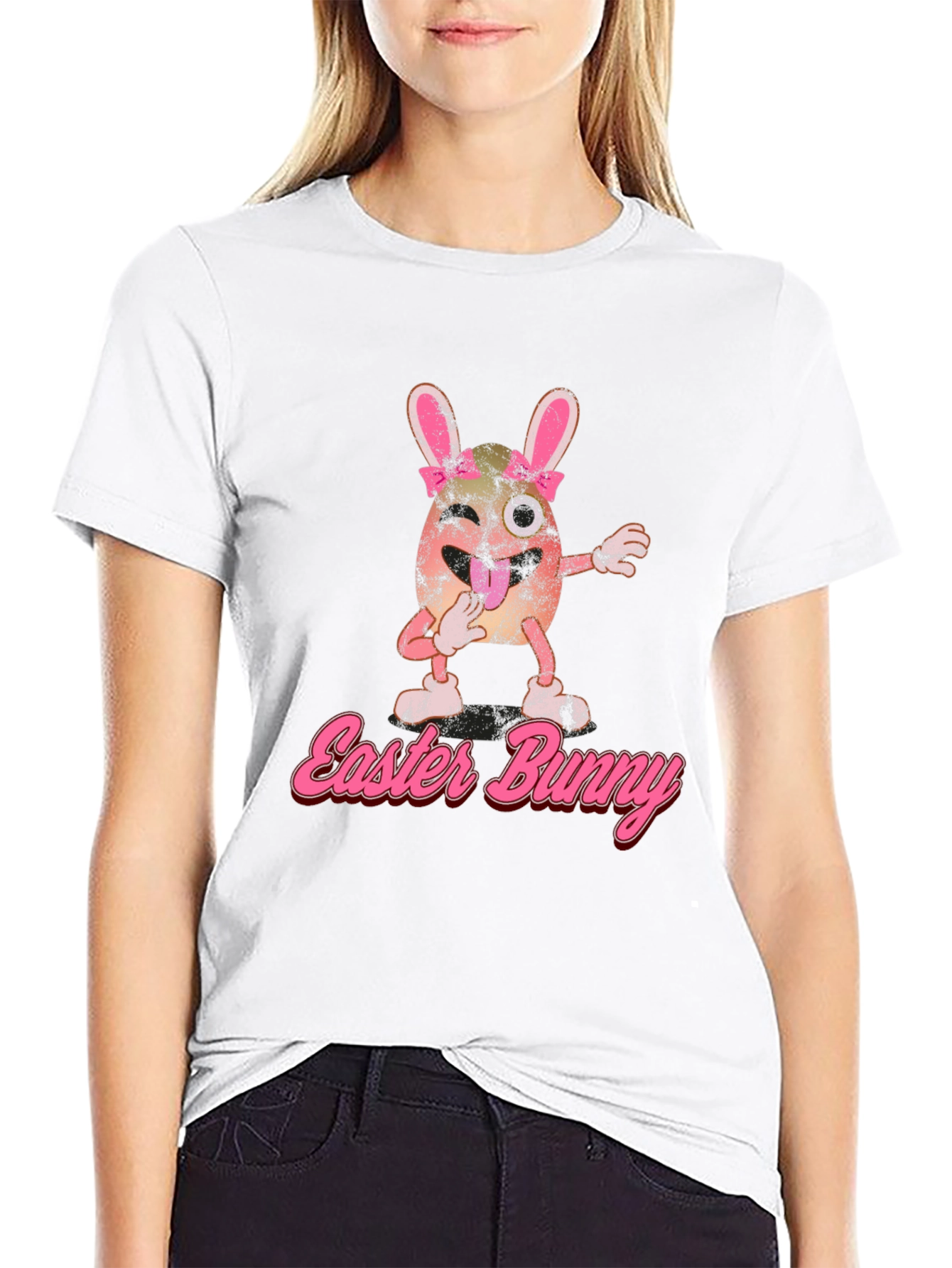 Easter Bunny Dab T-Shirt - Funny Egg Rabbit Tee