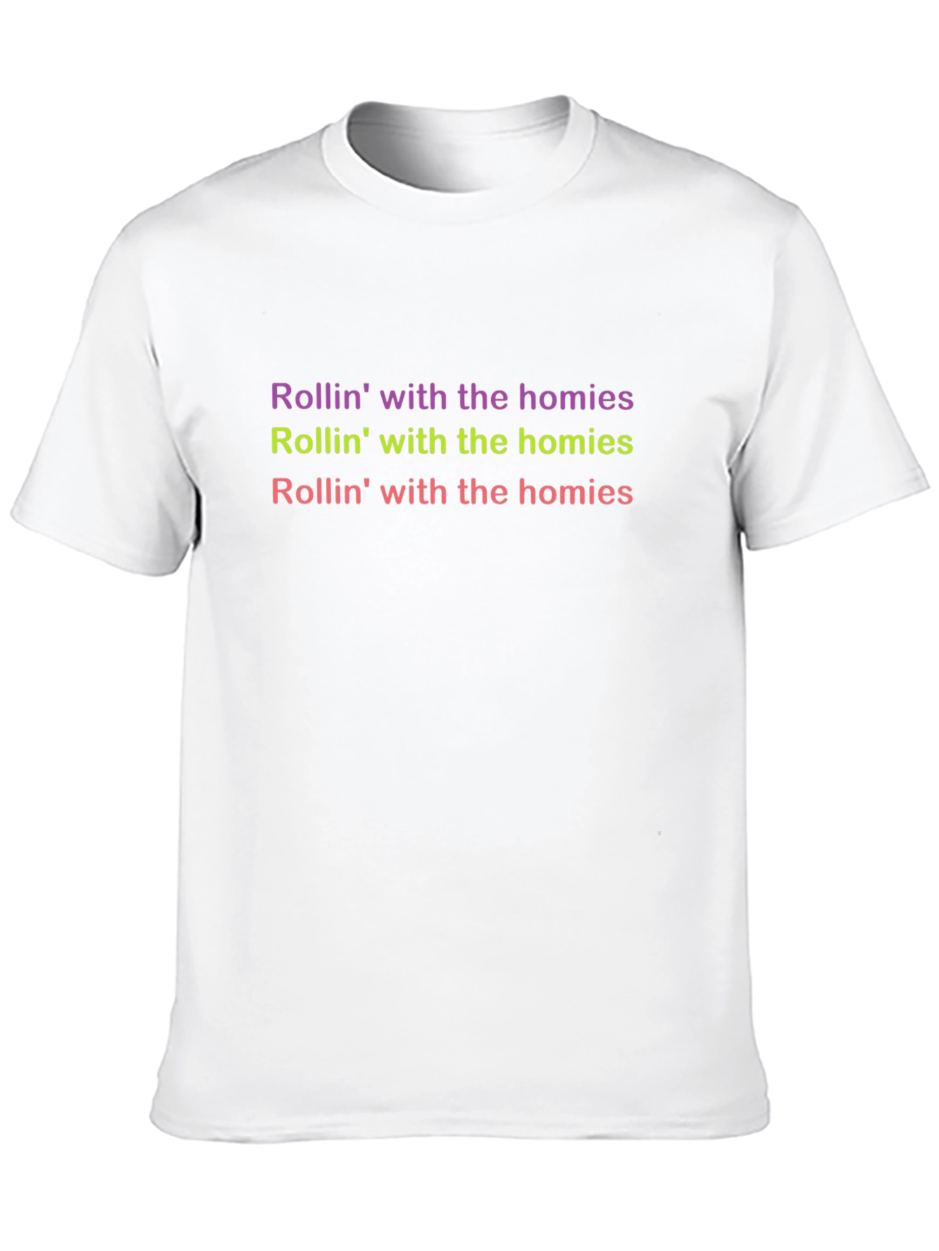 Rollin with the Homies Graphic Tee - Black