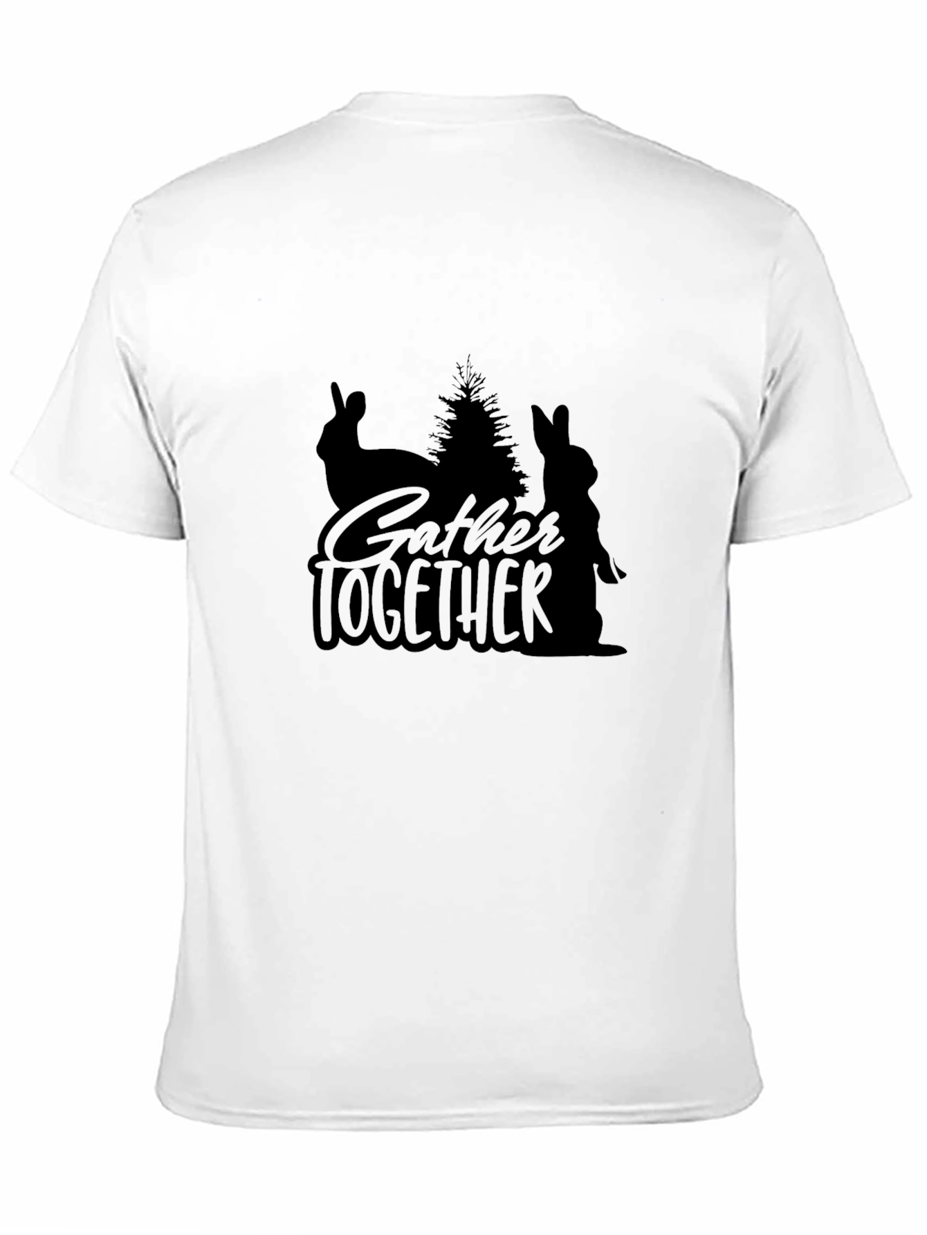 Gather Together Bunny Silhouette Tee