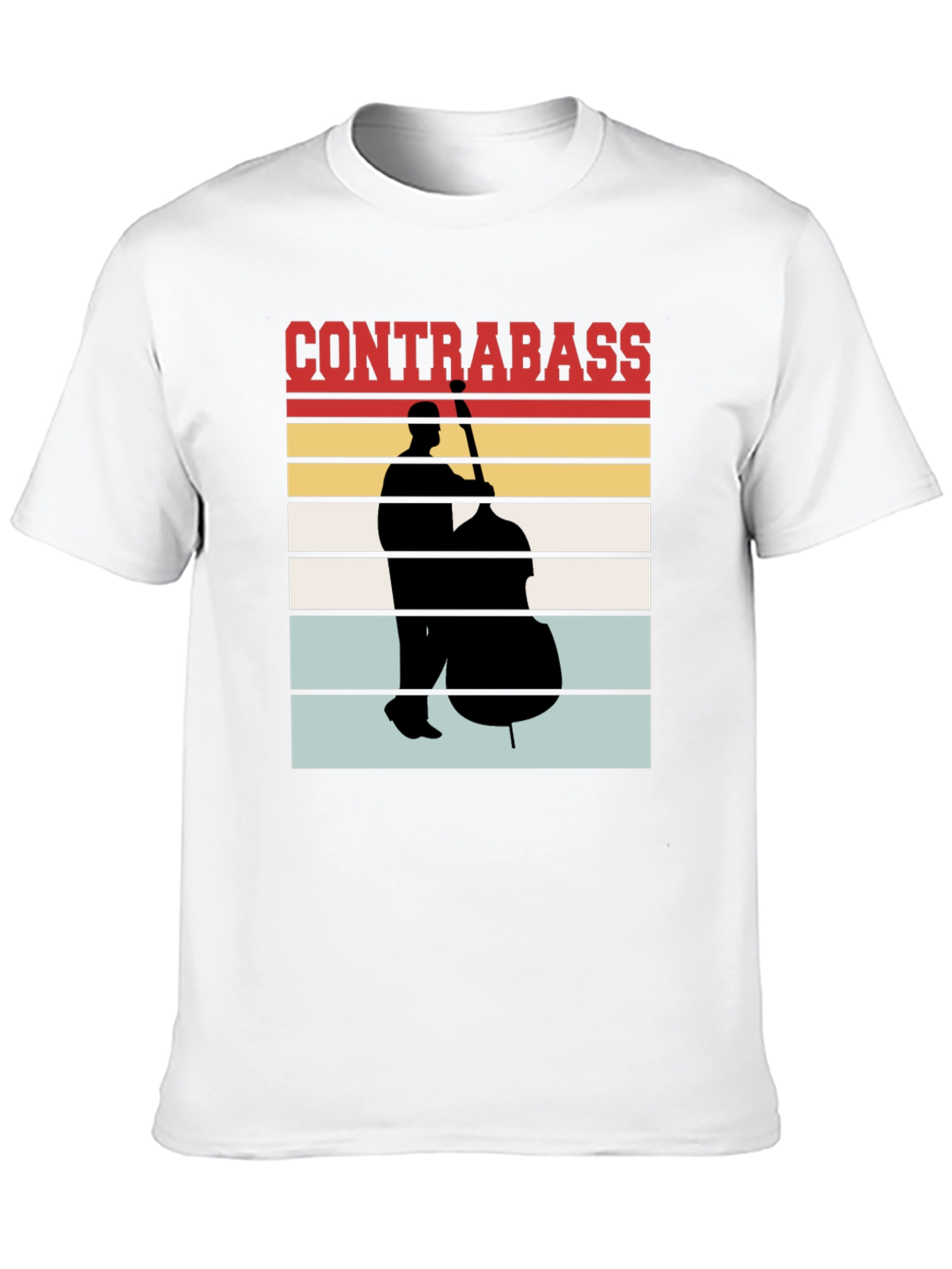 Contrabass Player Retro T-Shirt Music Lover Gift