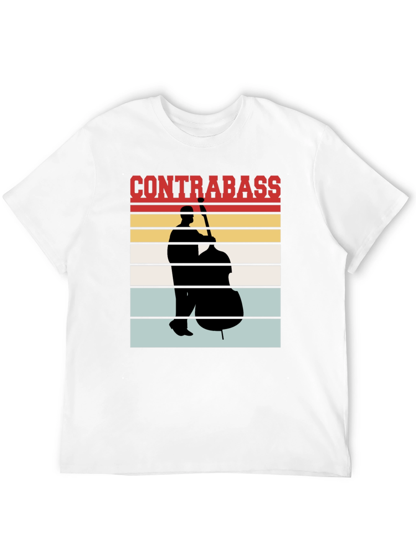 Contrabass Player Retro T-Shirt Music Lover Gift